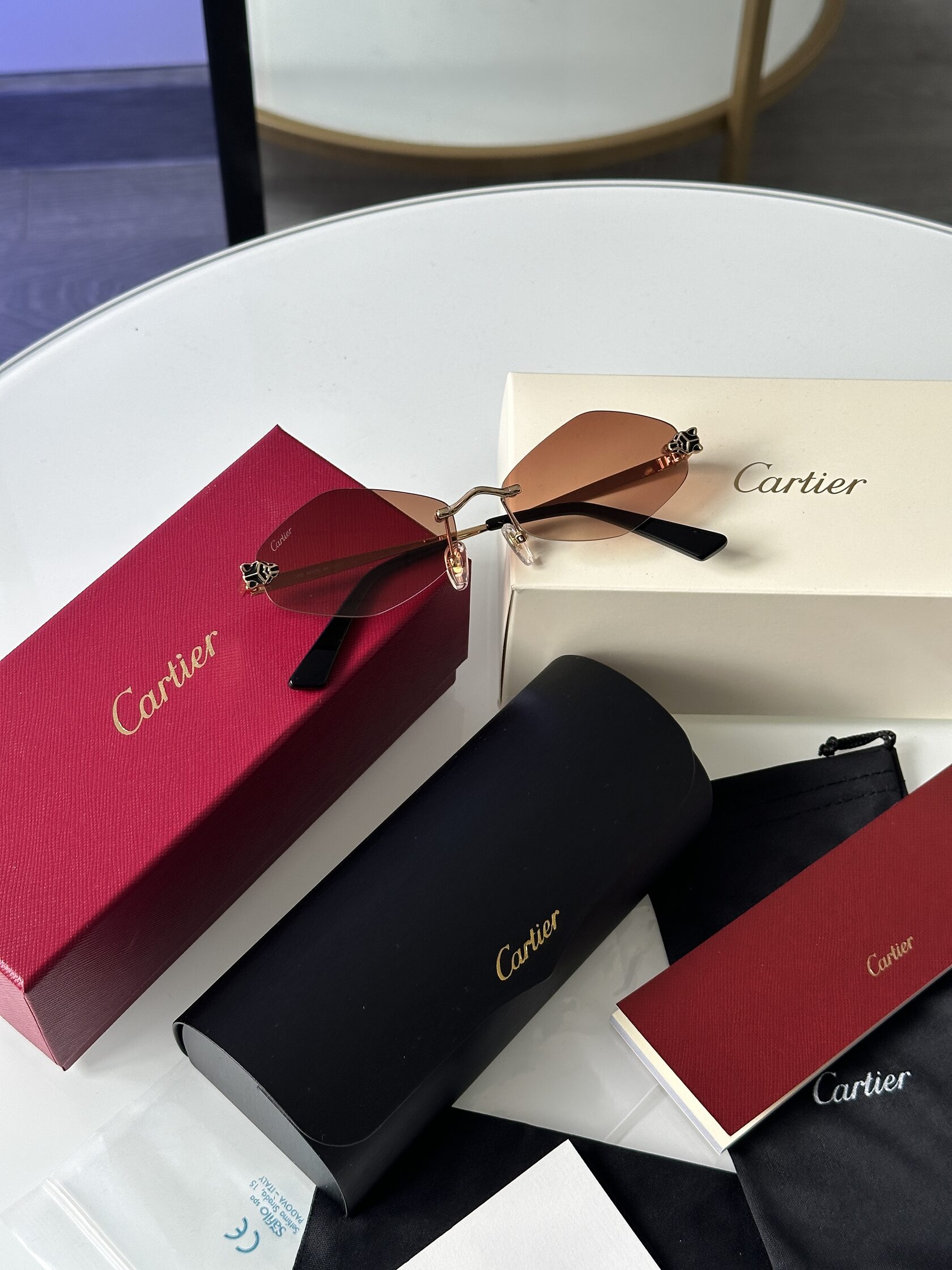 Cartier Panthère Losange Brown/Gold CT0433S - 2