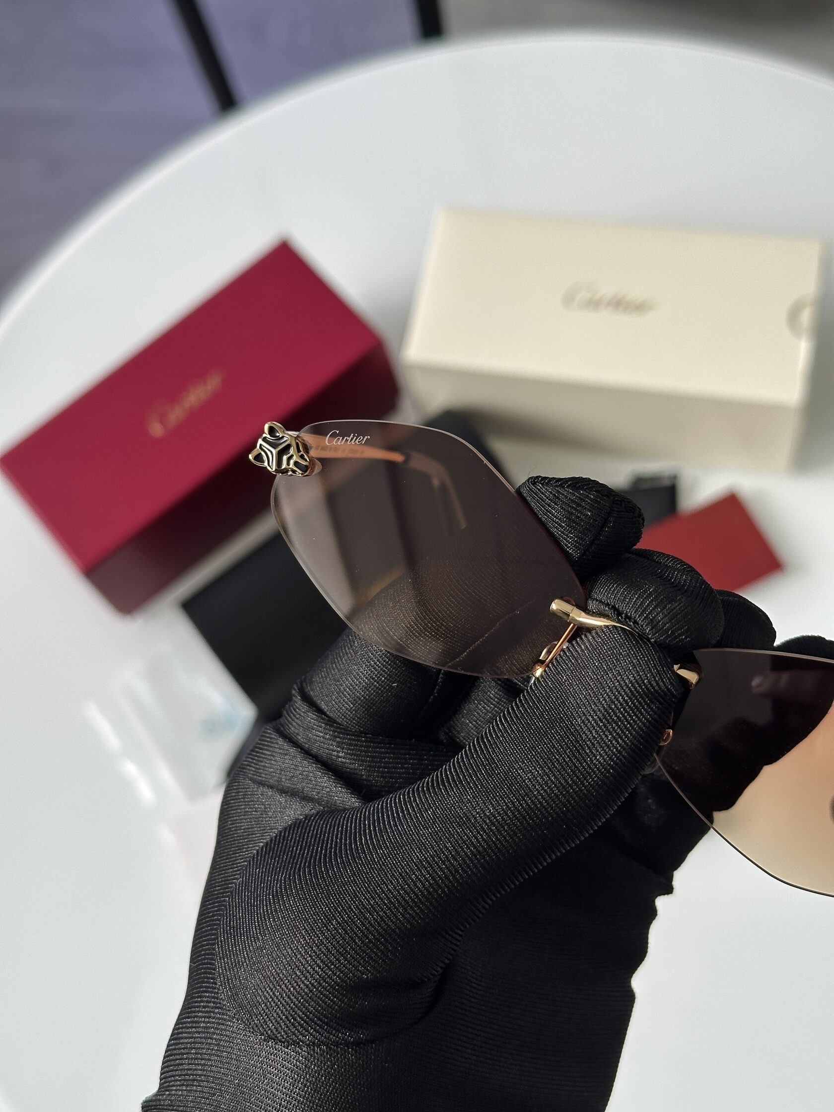 Cartier Panthère Losange Brown/Gold CT0433S - 9