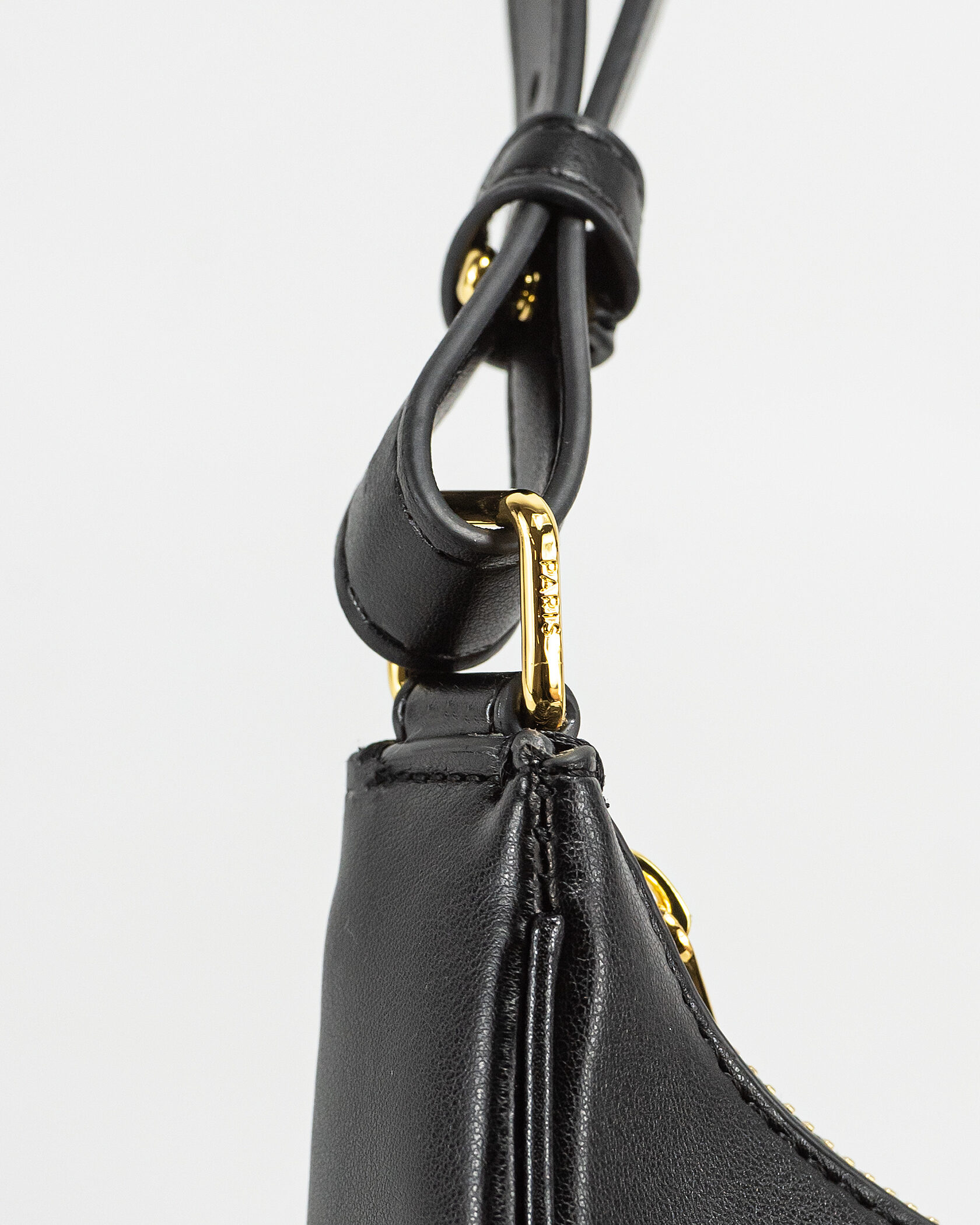 Celine Ava Triomphe Soft Bag in Smooth Calfskin Black - 13
