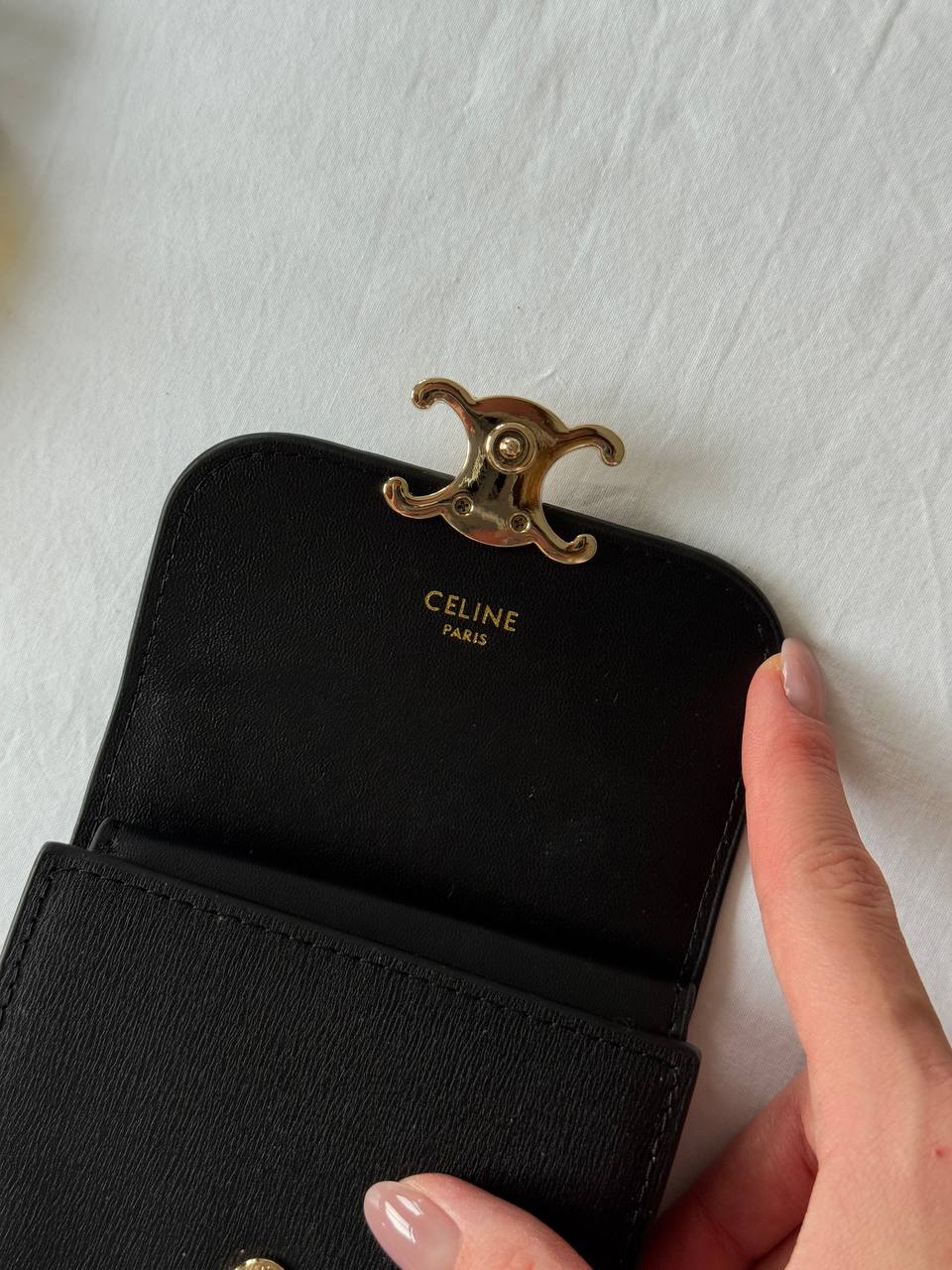 Celine Business Card Holder Triomphe - 11