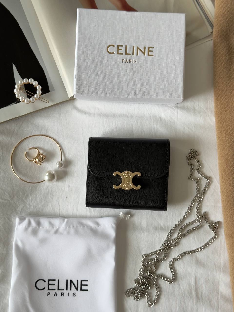 Celine Business Card Holder Triomphe - 2