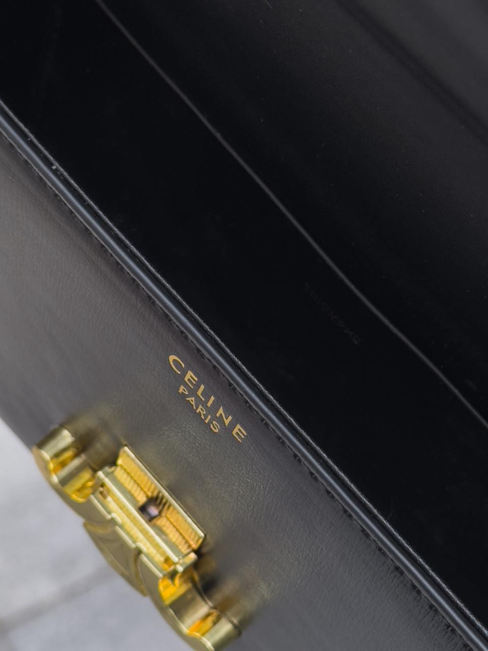 Celine Classique Triomphe Bag Black - 20