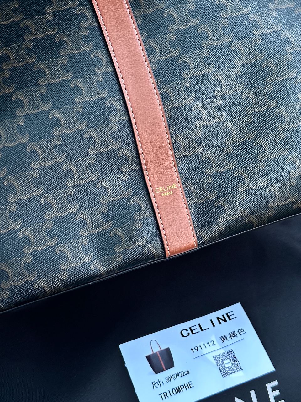 Celine Medium Cabas In Triomphe Canvas Tan - 18