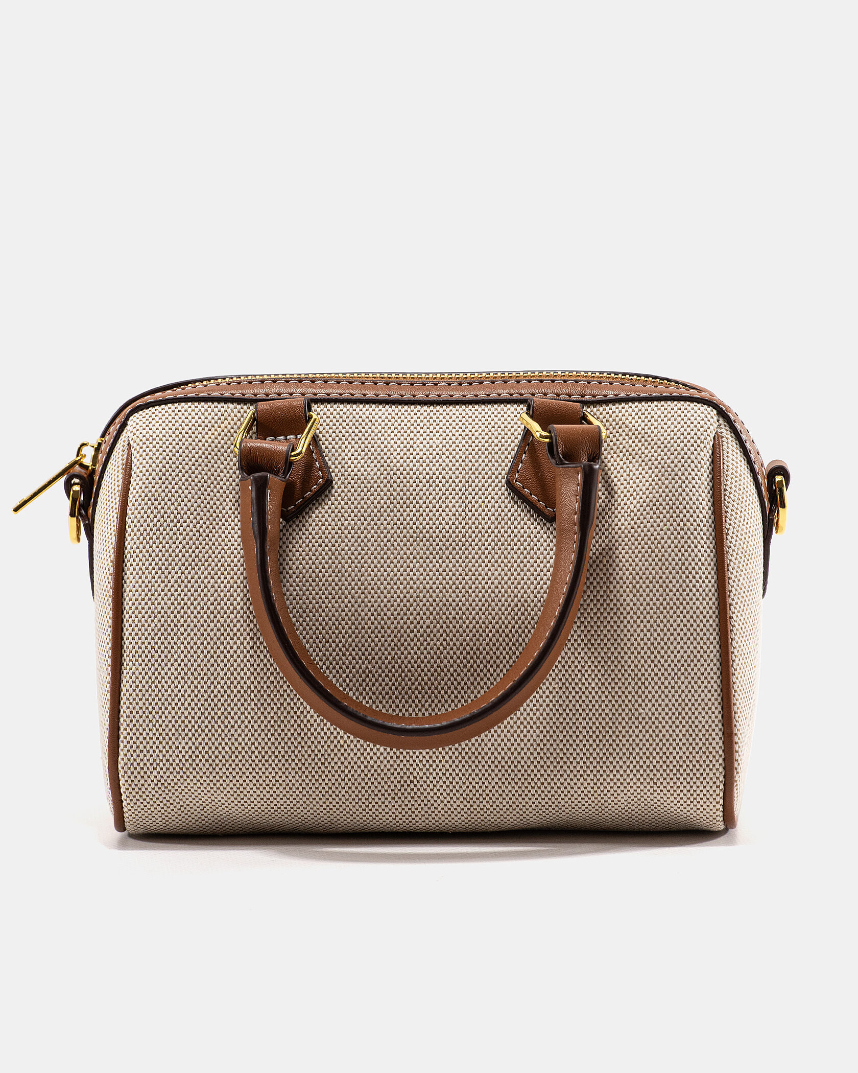 Celine Small Boston Cuir Triomphe in Textile and Calfskin - 12