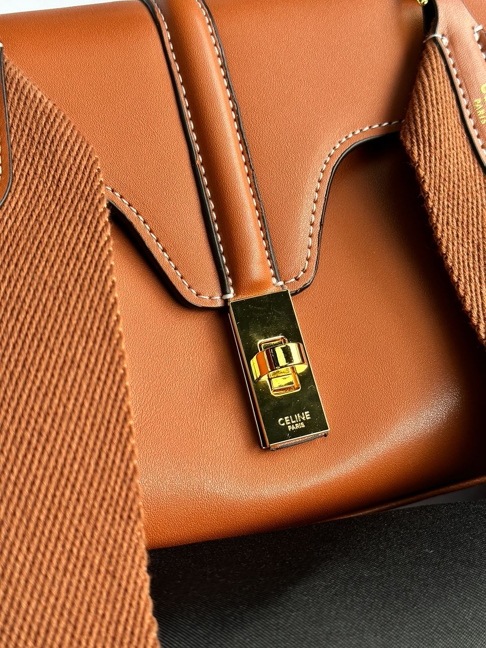 Celine Teen Soft 16 In Smooth Calfskin Tan Brown - 11