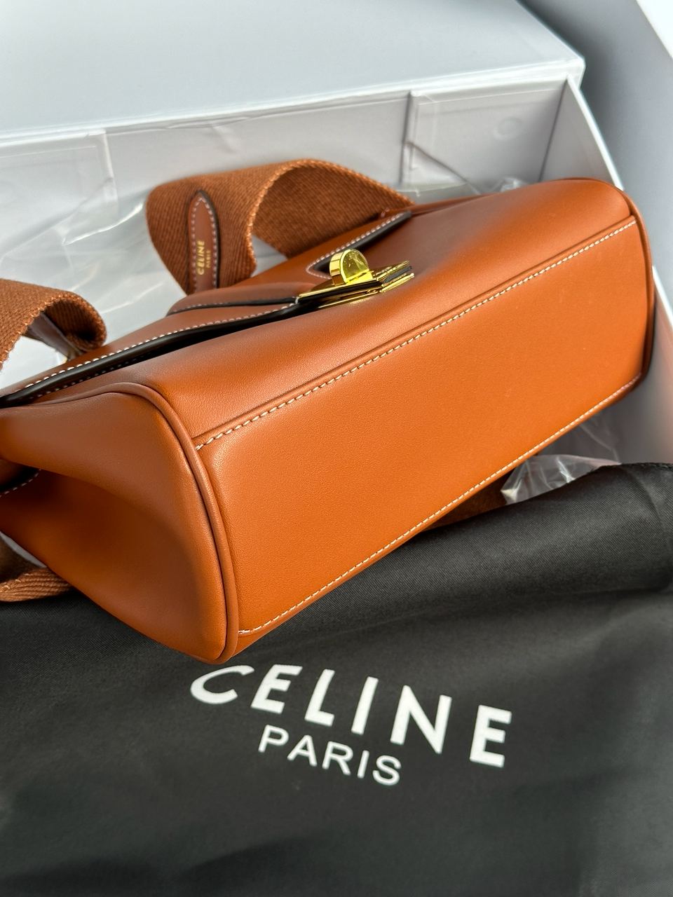 Celine Teen Soft 16 In Smooth Calfskin Tan Brown - 21