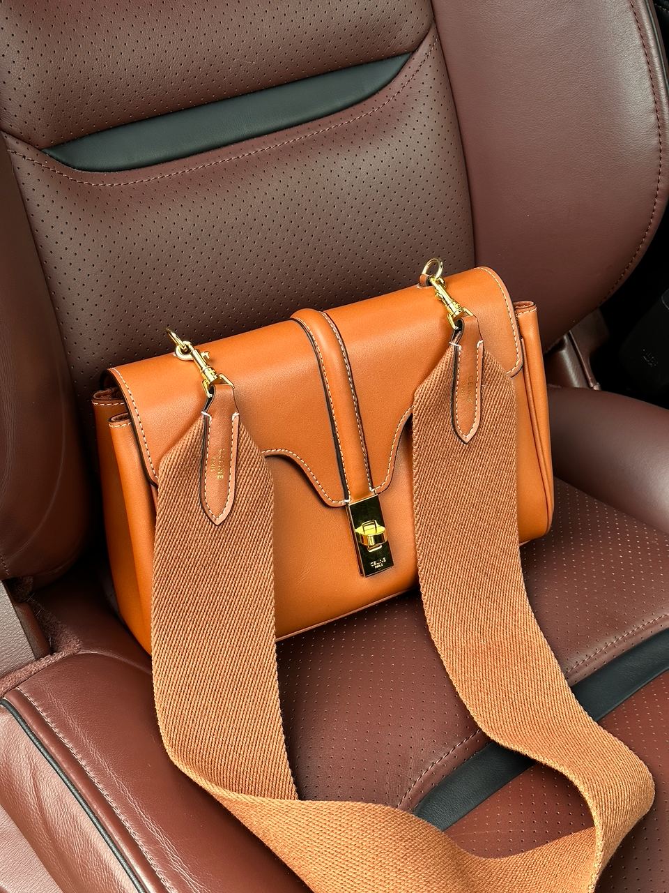 Celine Teen Soft 16 In Smooth Calfskin Tan Brown - 5