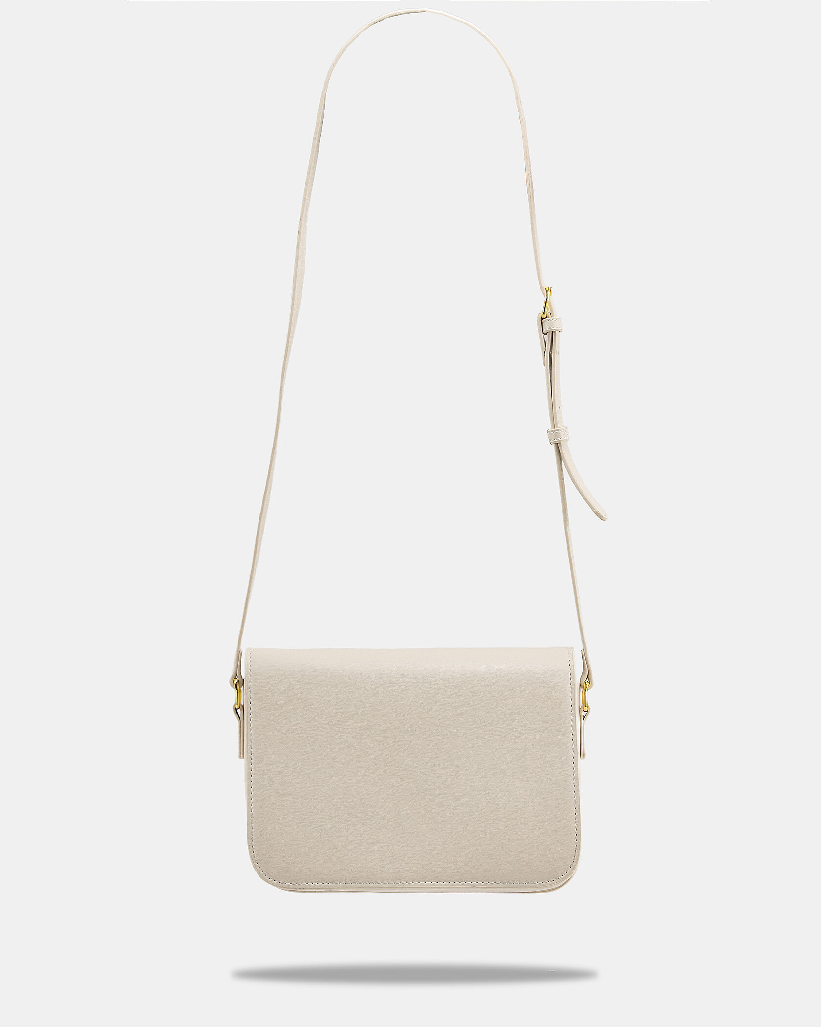 Celine Teen Triomphe Bag in Shiny Calfskin Milk - 11
