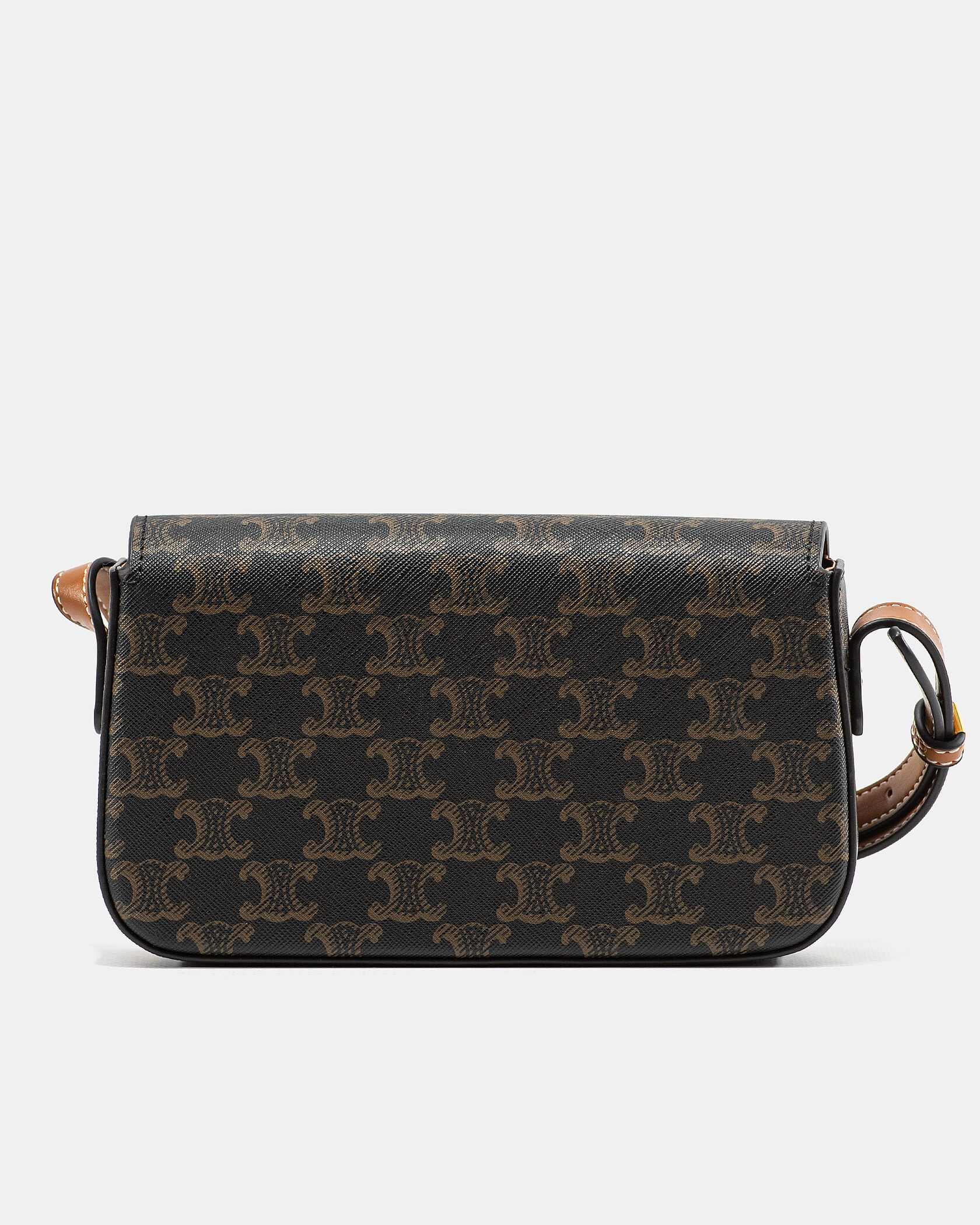 Celine Teen Triomphe Bag in Triomphe Canvas Brown/Tan - 9