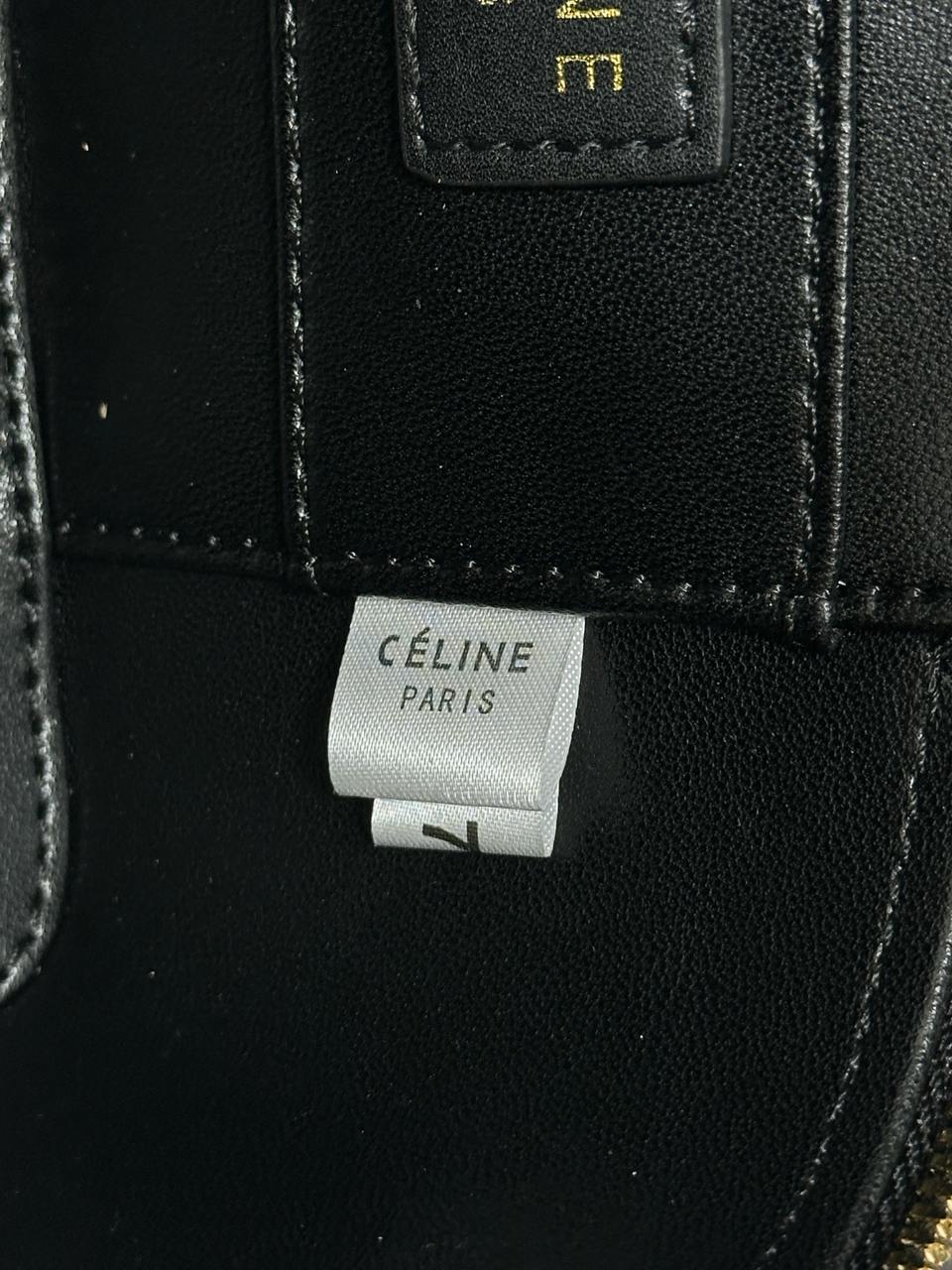 Celine Vanity In Smooth Satinated Calfskin Black - 15