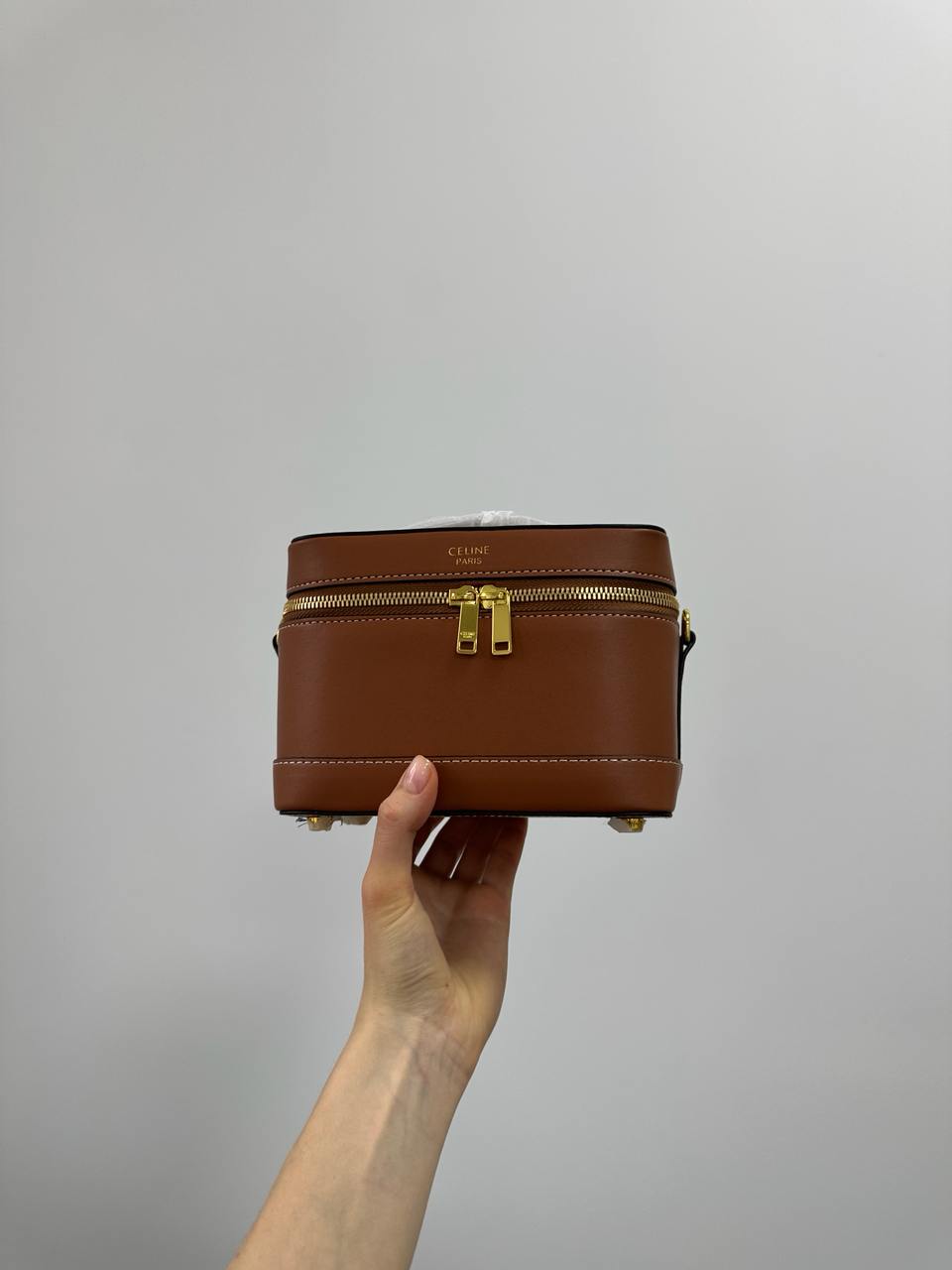 Celine Vanity In Smooth Satinated Calfskin Brown - 4