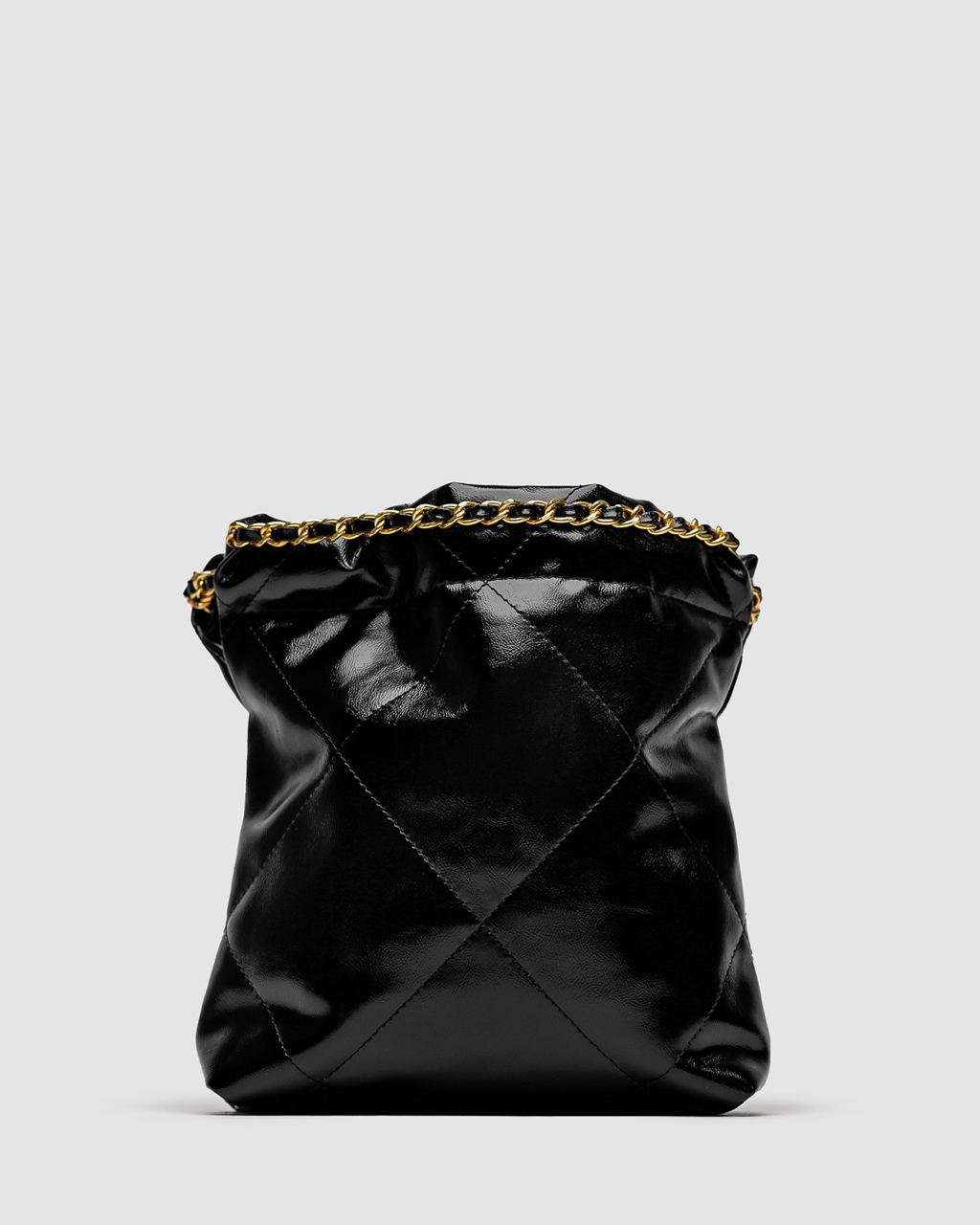 Chanel Black Quilted Calfskin Mini 22 Bag Gold Hardware - 20