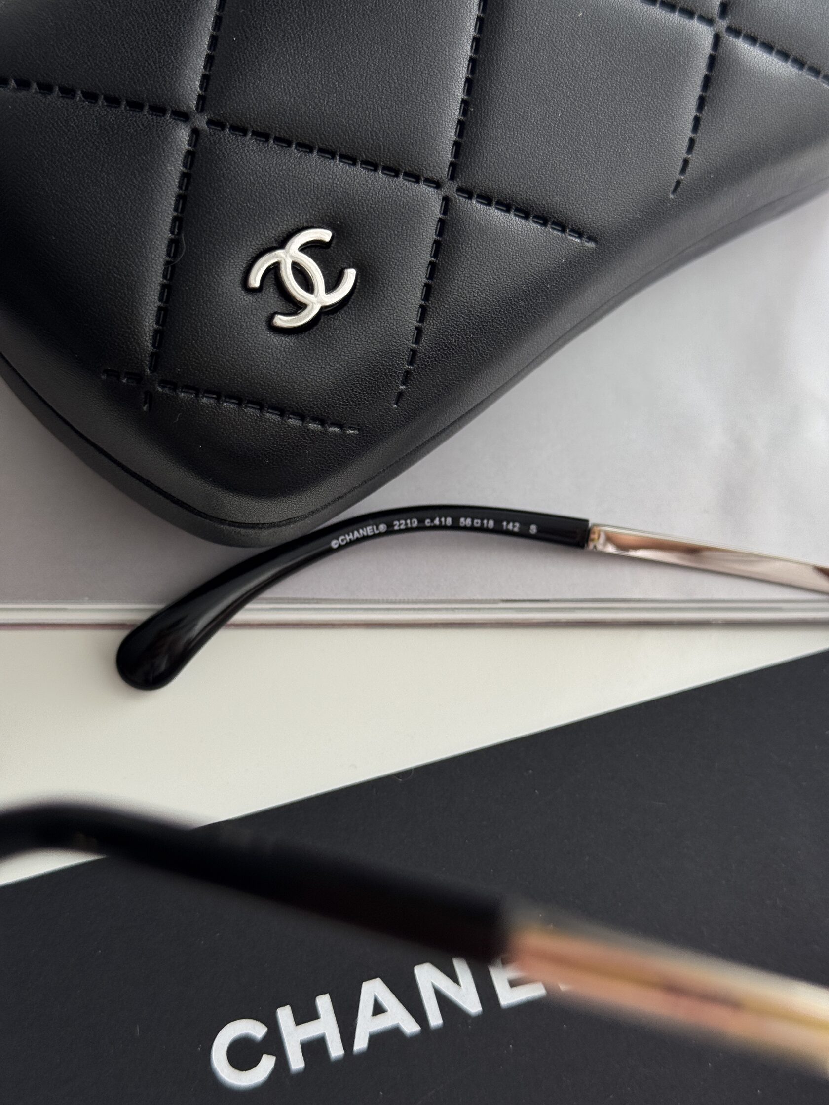 Chanel Black/Silver 2219 C.418 S - 7