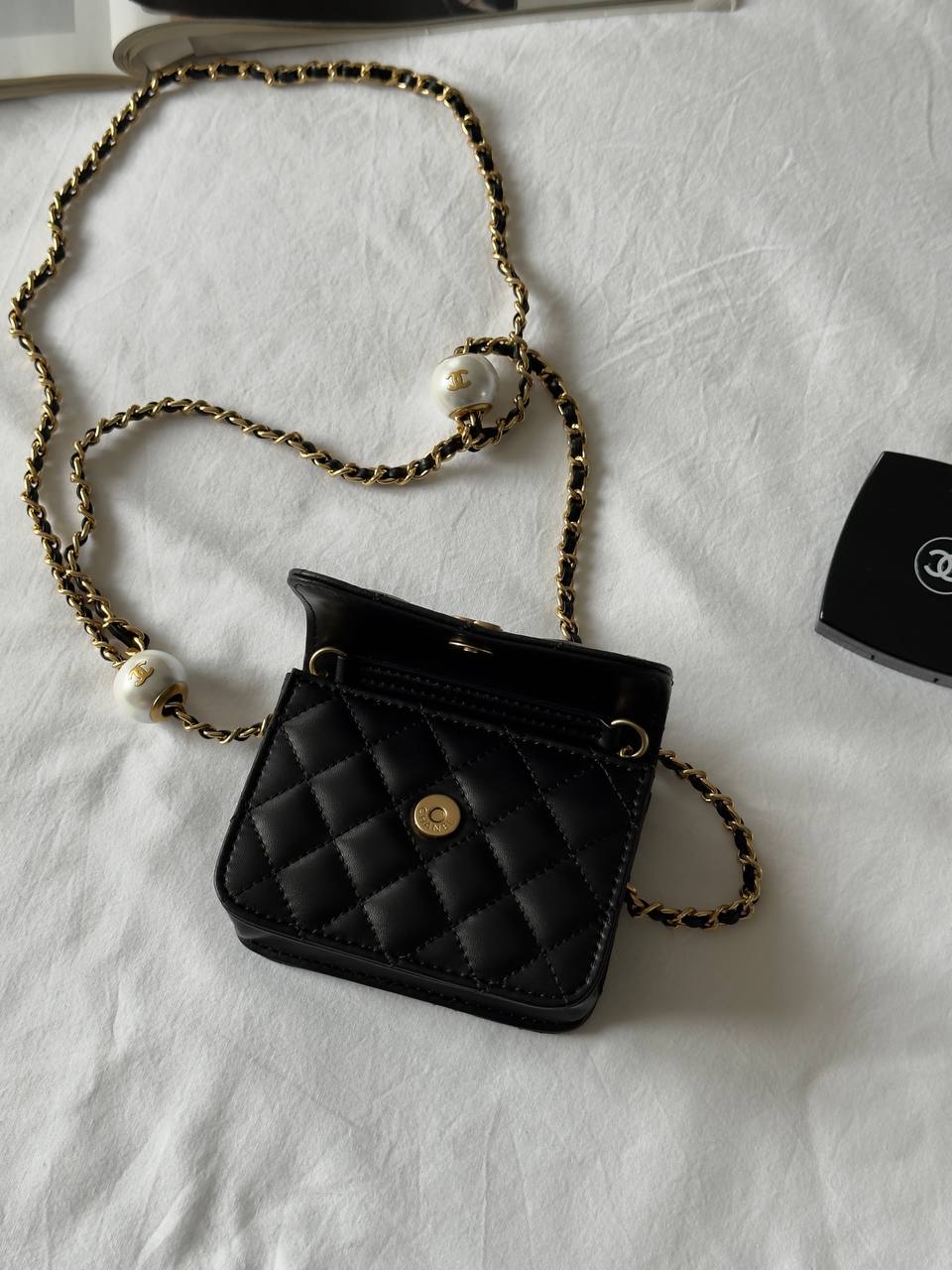 Chanel Calfskin Quilted Perfect Fit Wallet On Chain Mioni - 8