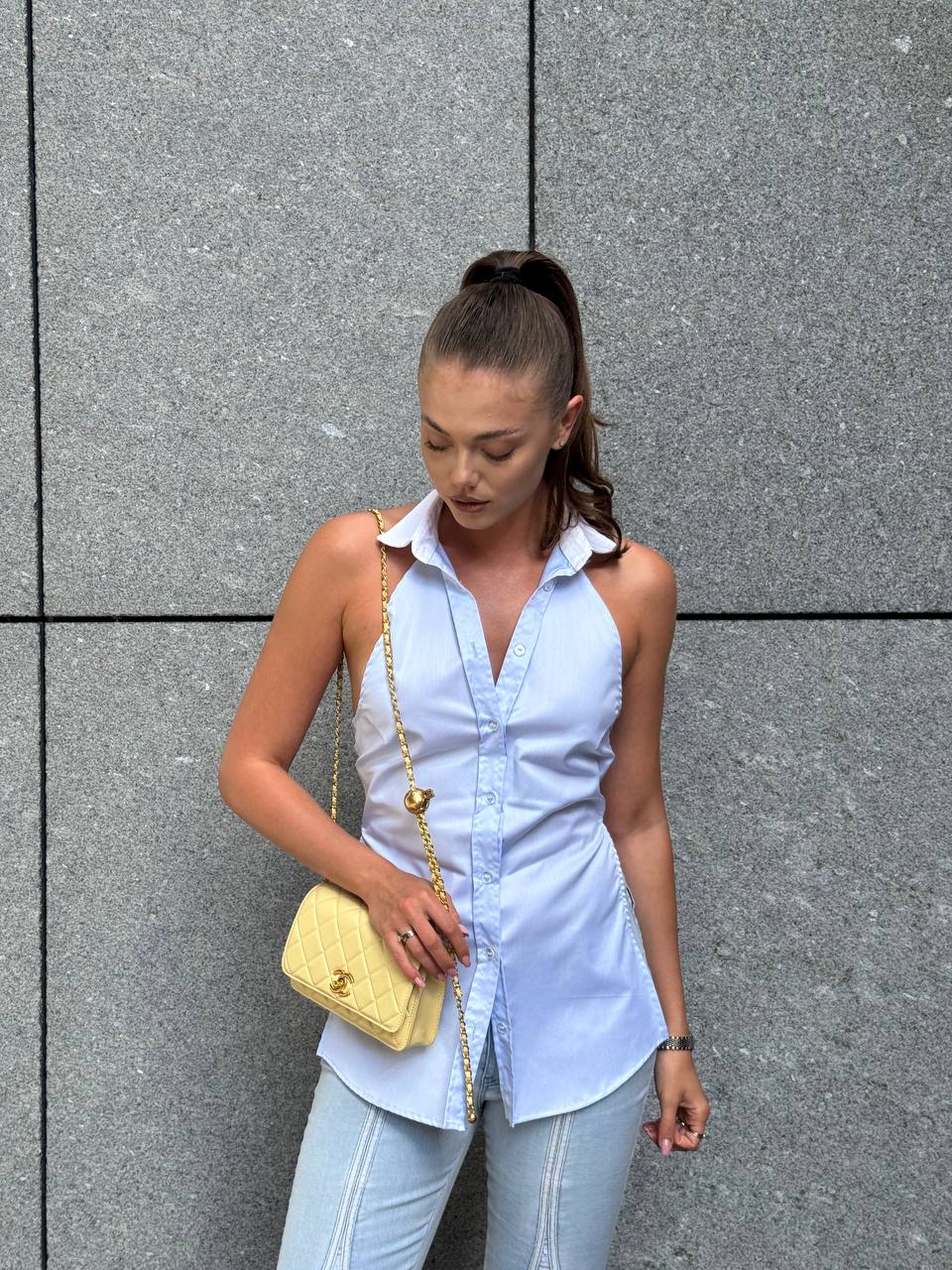 Chanel Calfskin Quilted Perfect Fit Wallet Yellow - 5