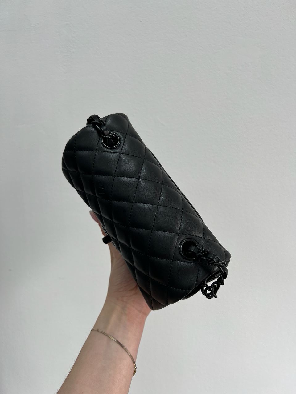 Chanel Classic 1.55 Small Single Flap in Black - 4