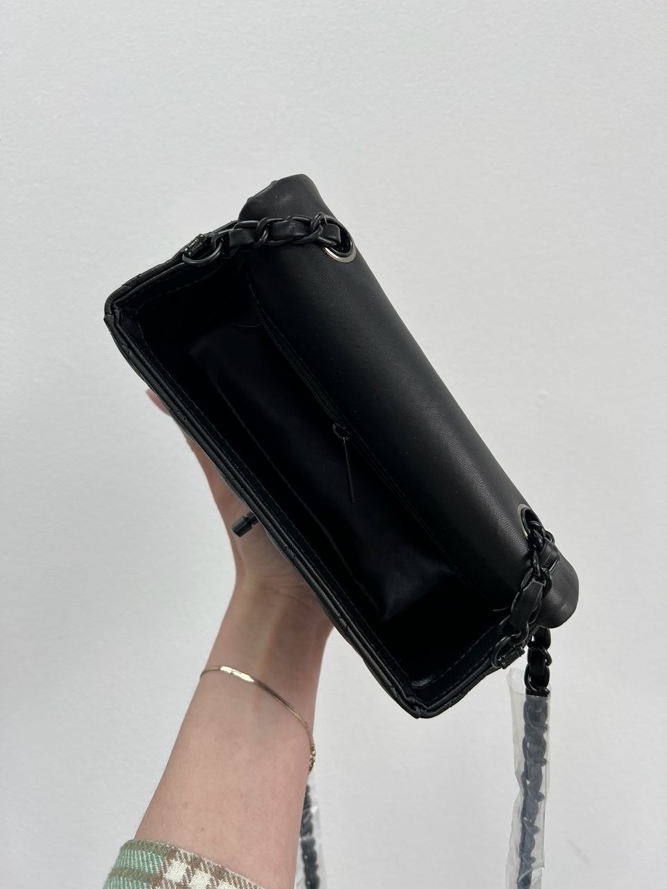 Chanel Classic 1.55 Small Single Flap in Black - 7