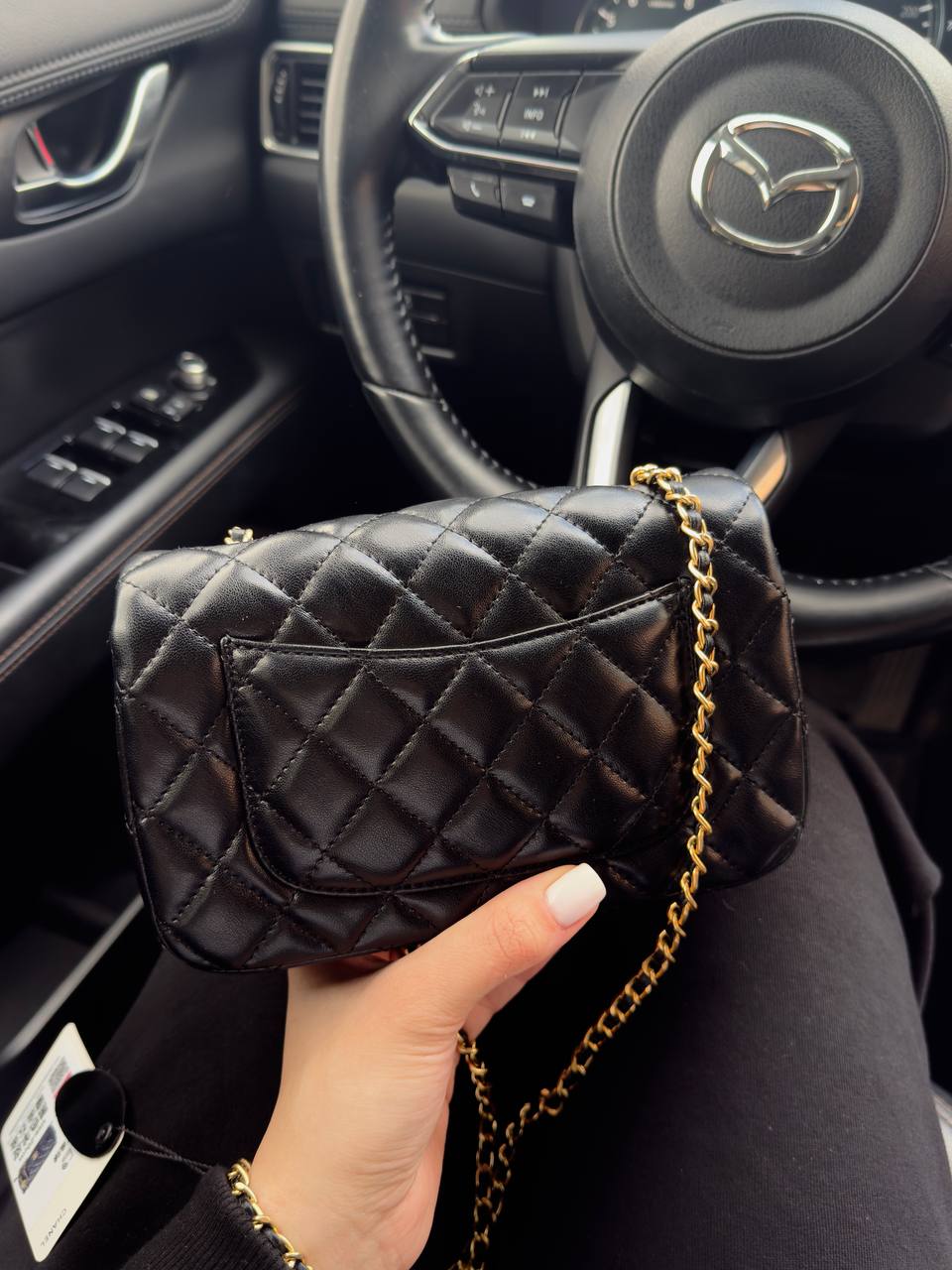 Chanel Classic 1.55 Small Single Flap in Black - 14