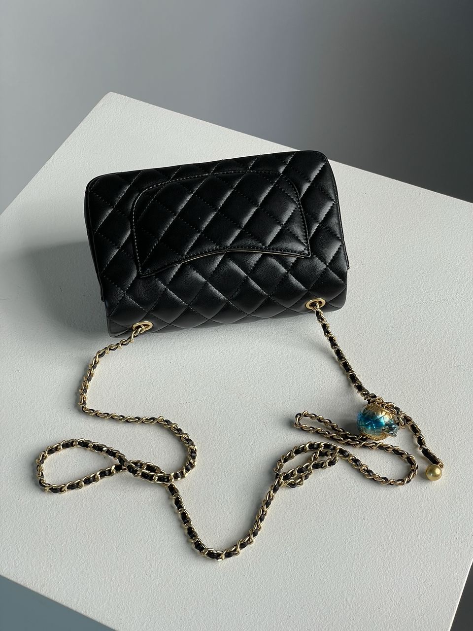 Chanel Classic 1.55 Small Single Flap in Black - 8