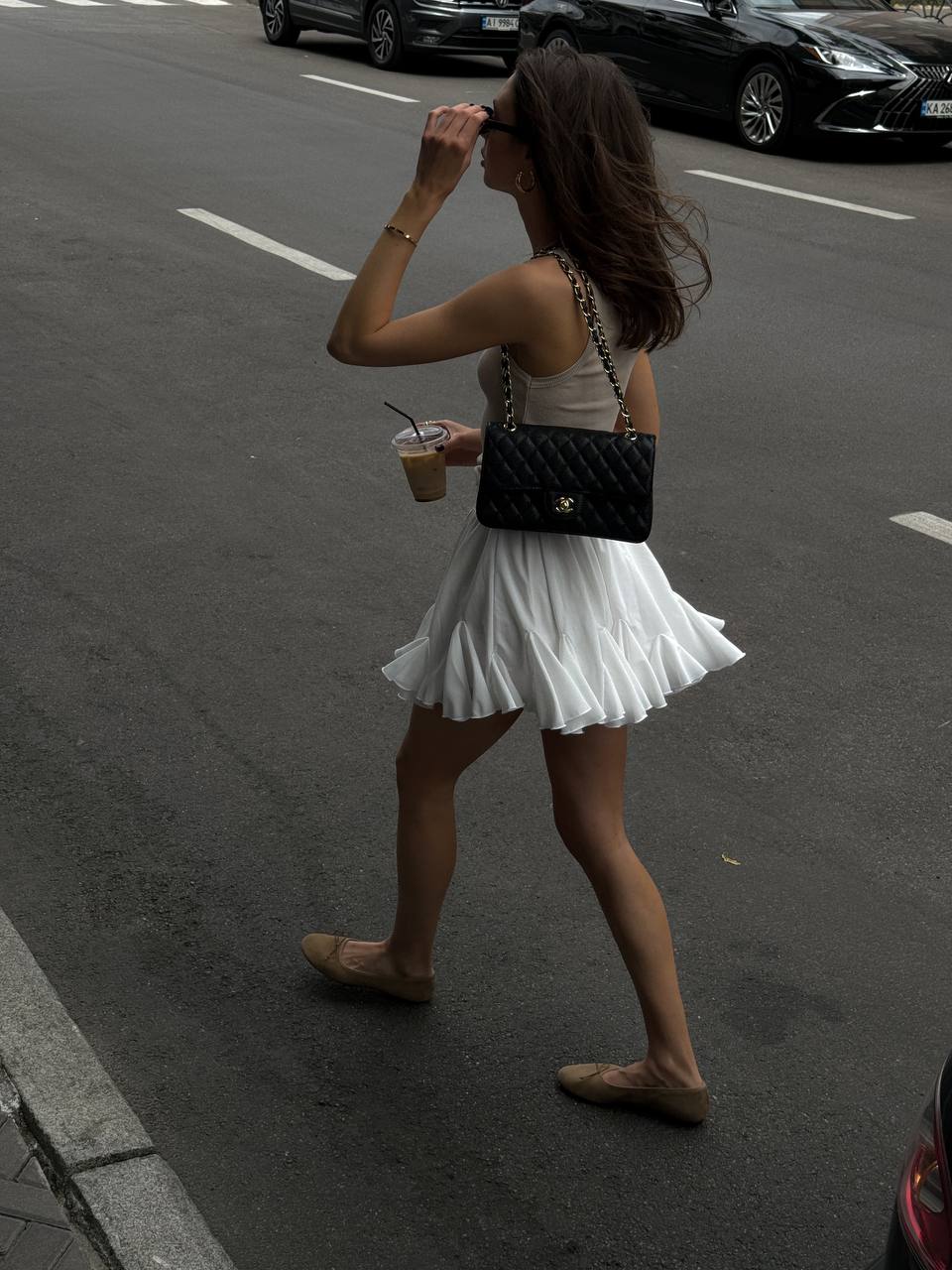 Chanel Classic Double Flap Bag Medium in Black Caviar Leather with Gold Hardware - 5