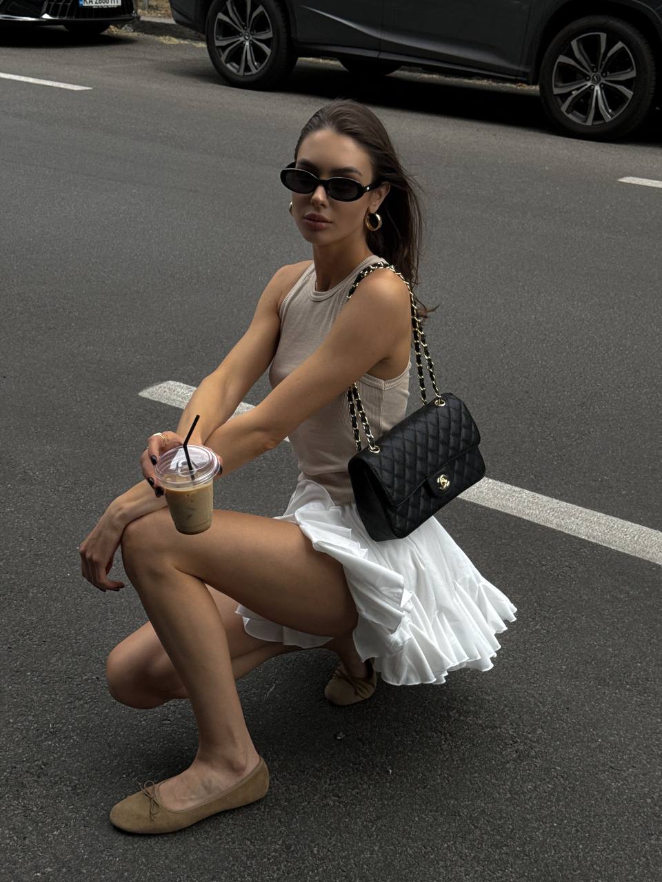 Chanel Classic Double Flap Bag Medium in Black Caviar Leather with Gold Hardware - 9