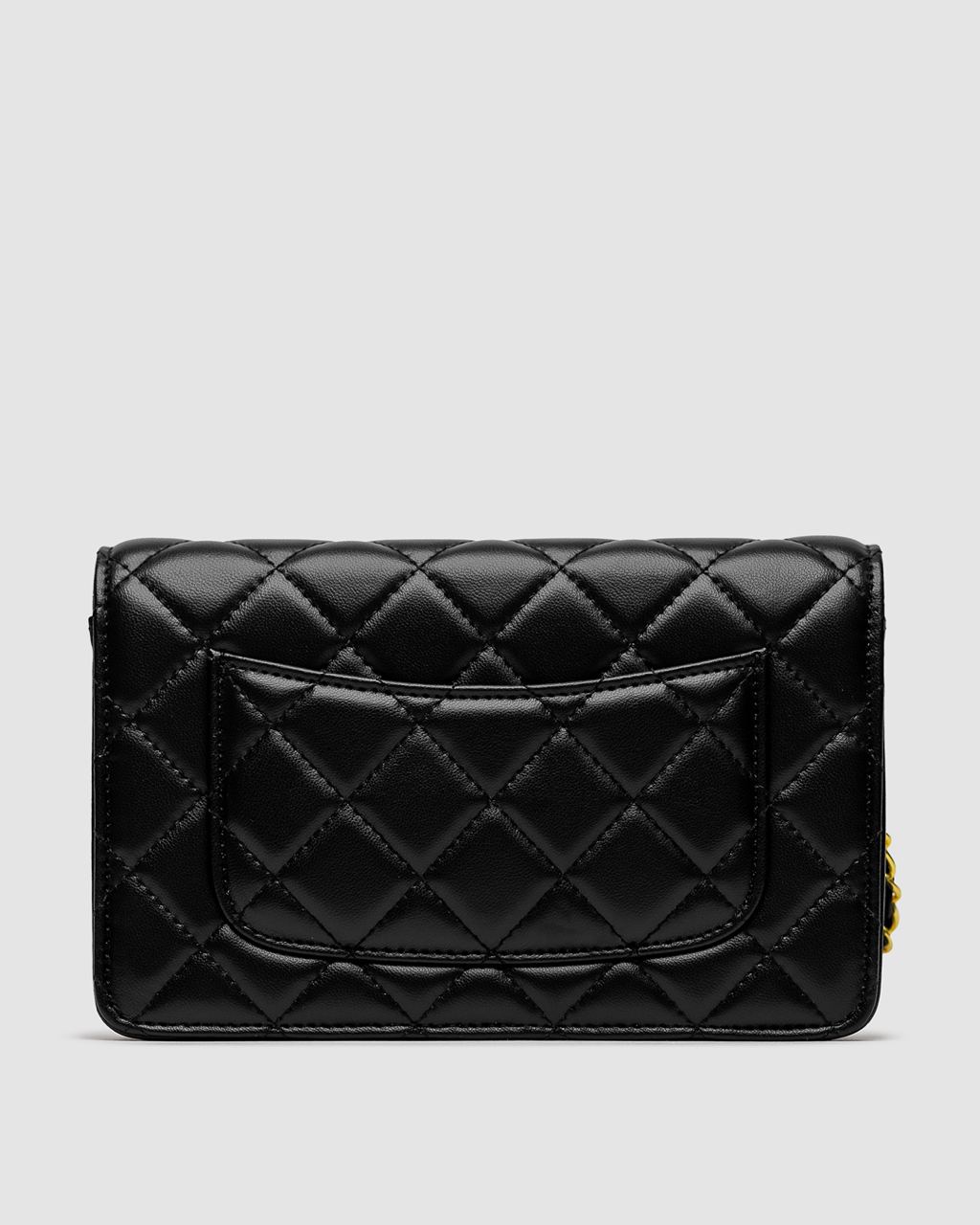 Chanel Classic Wallet on Chain Black/Gold - 10