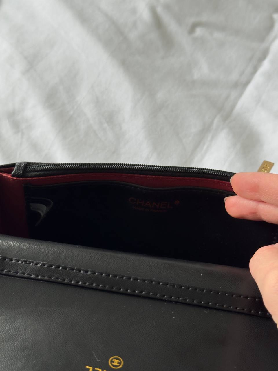 Chanel Classic Wallet on Chain Quilted Caviar Black/Gold - 15