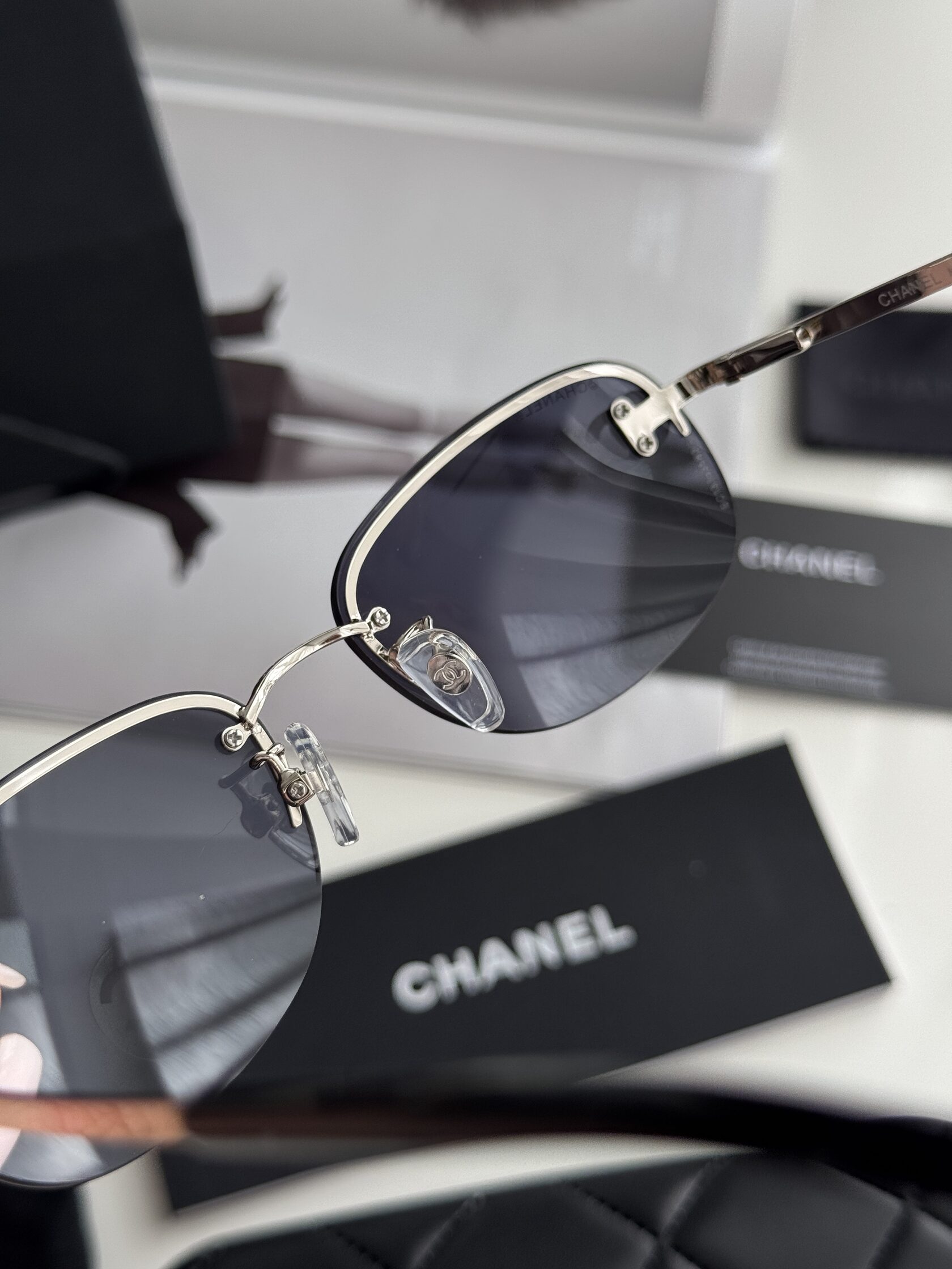 Chanel Dark Blue/Silver CH4099 C02 - 6