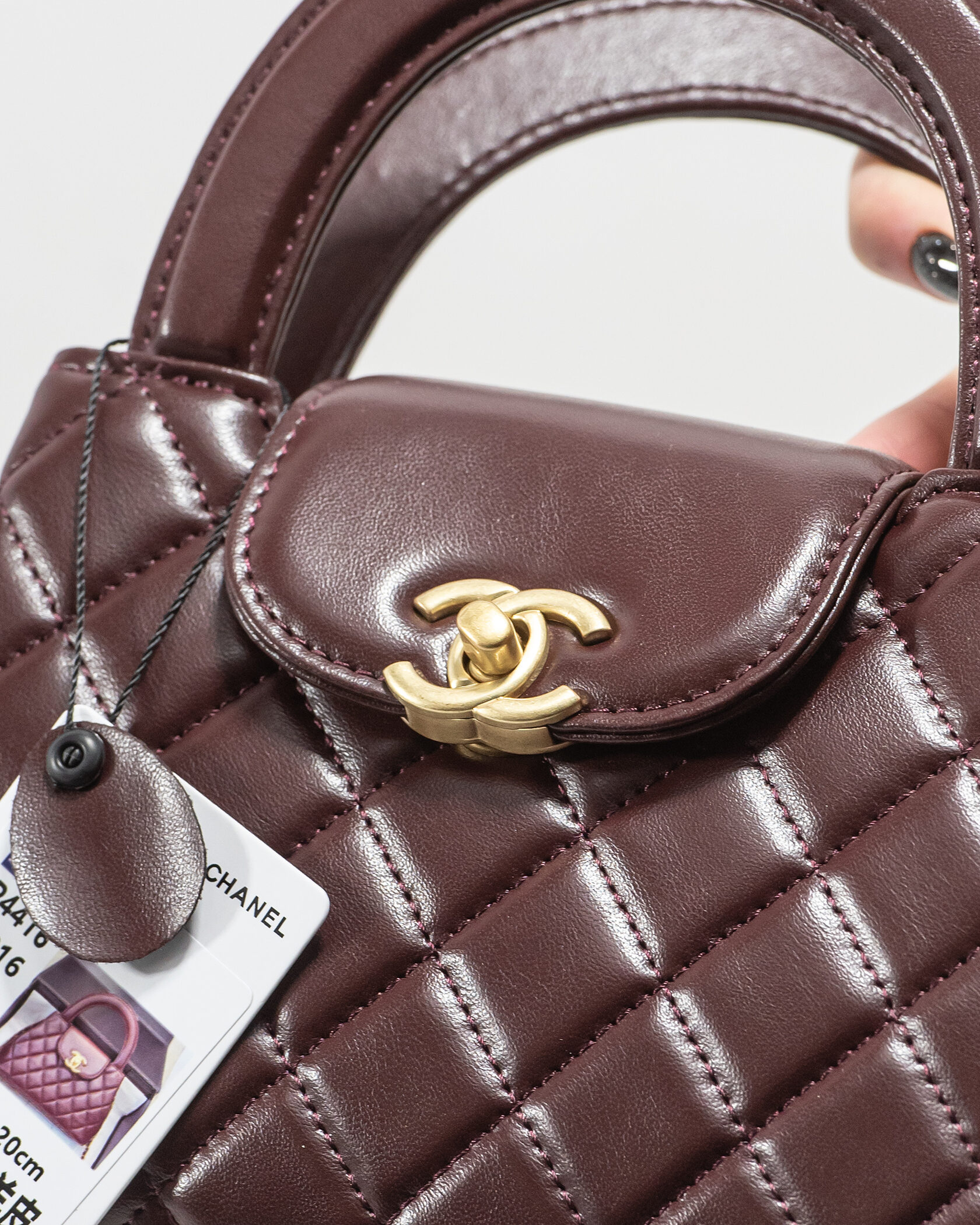 Chanel Kelly Bag Shiny Aged Calfskin Brown &amp; Gold Hardware - 9