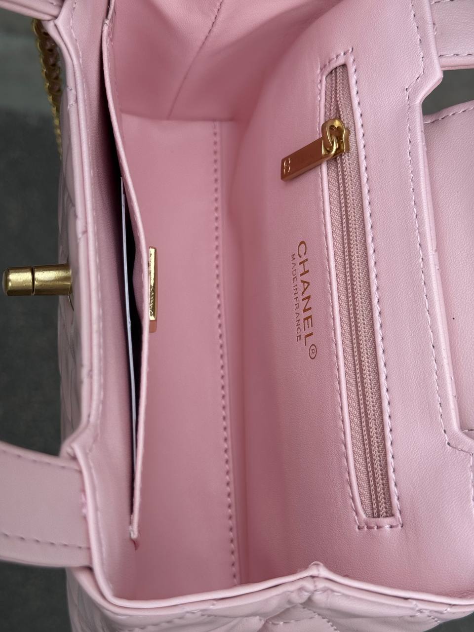 Chanel Kelly Bag Shiny Aged Calfskin Powder&amp; Gold Hardware - 12