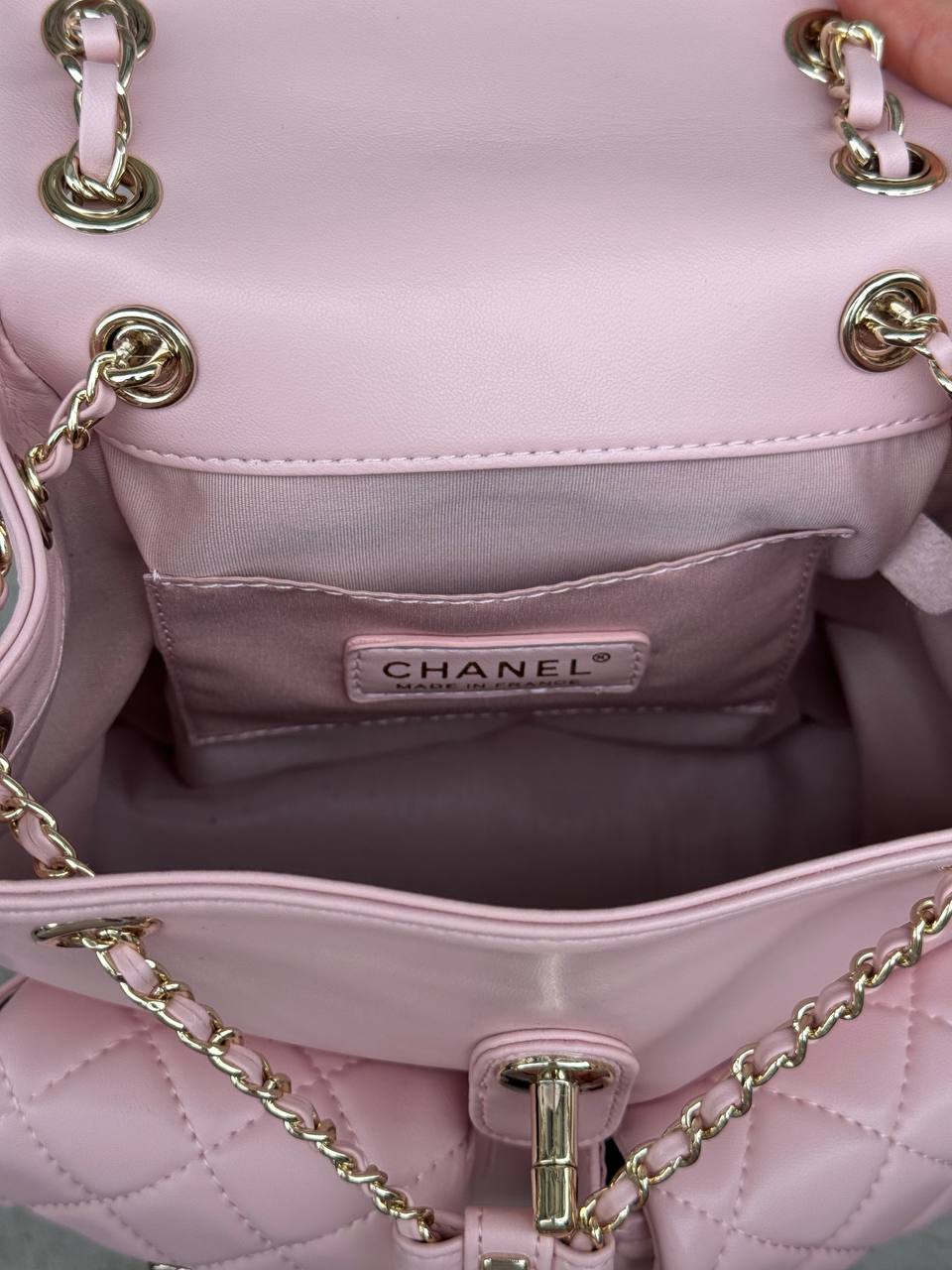 Chanel Two-Pocket Duma Backpack Pink - 15