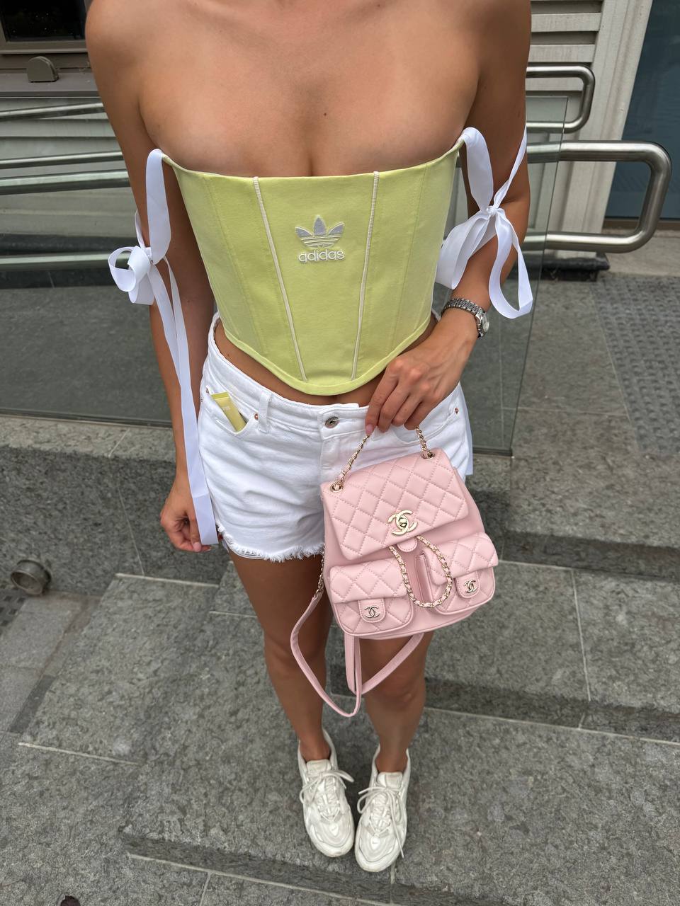 Chanel Two-Pocket Duma Backpack Pink - 5