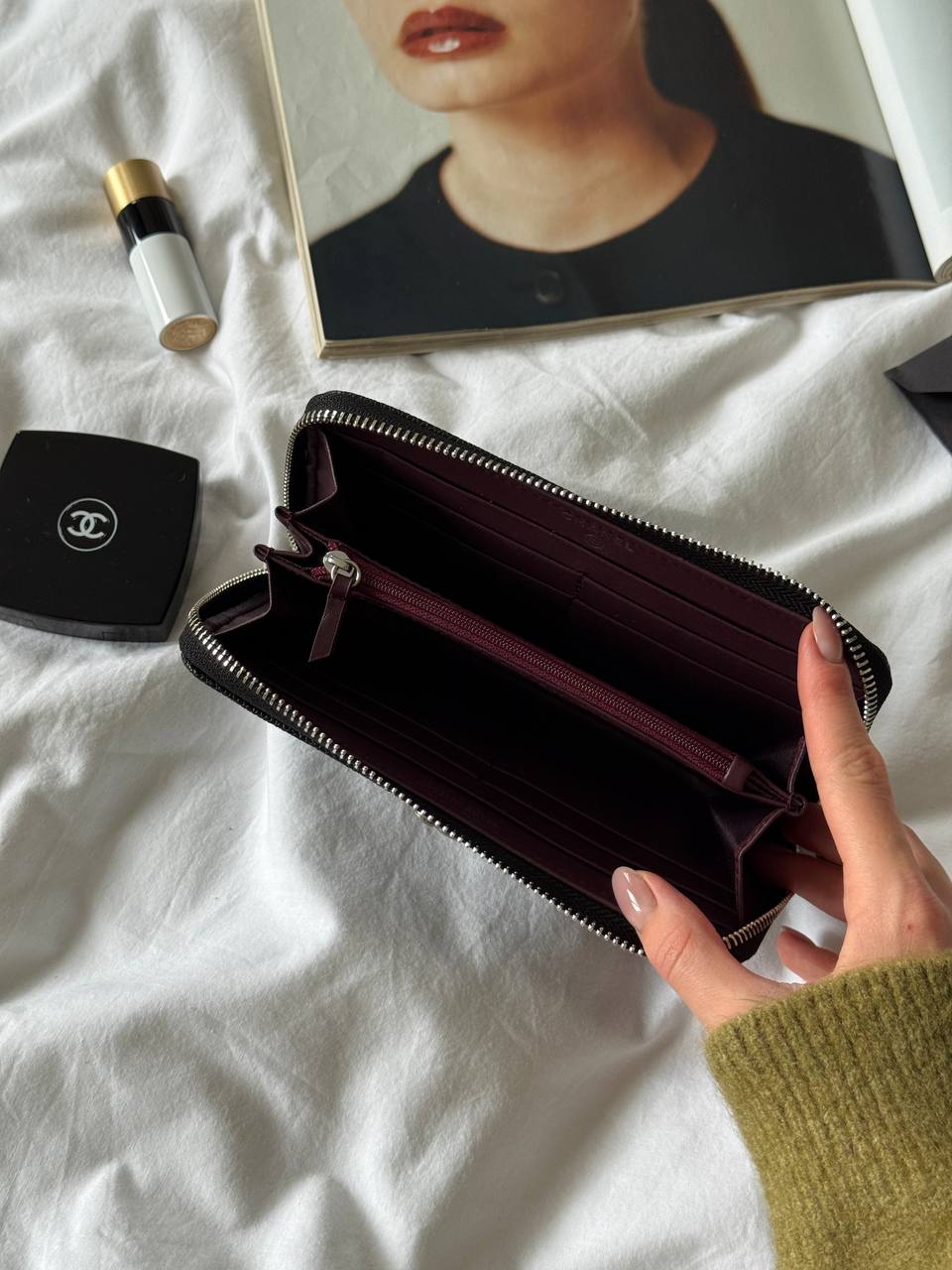 Chanel Wallet Boy Black/Silver - 9