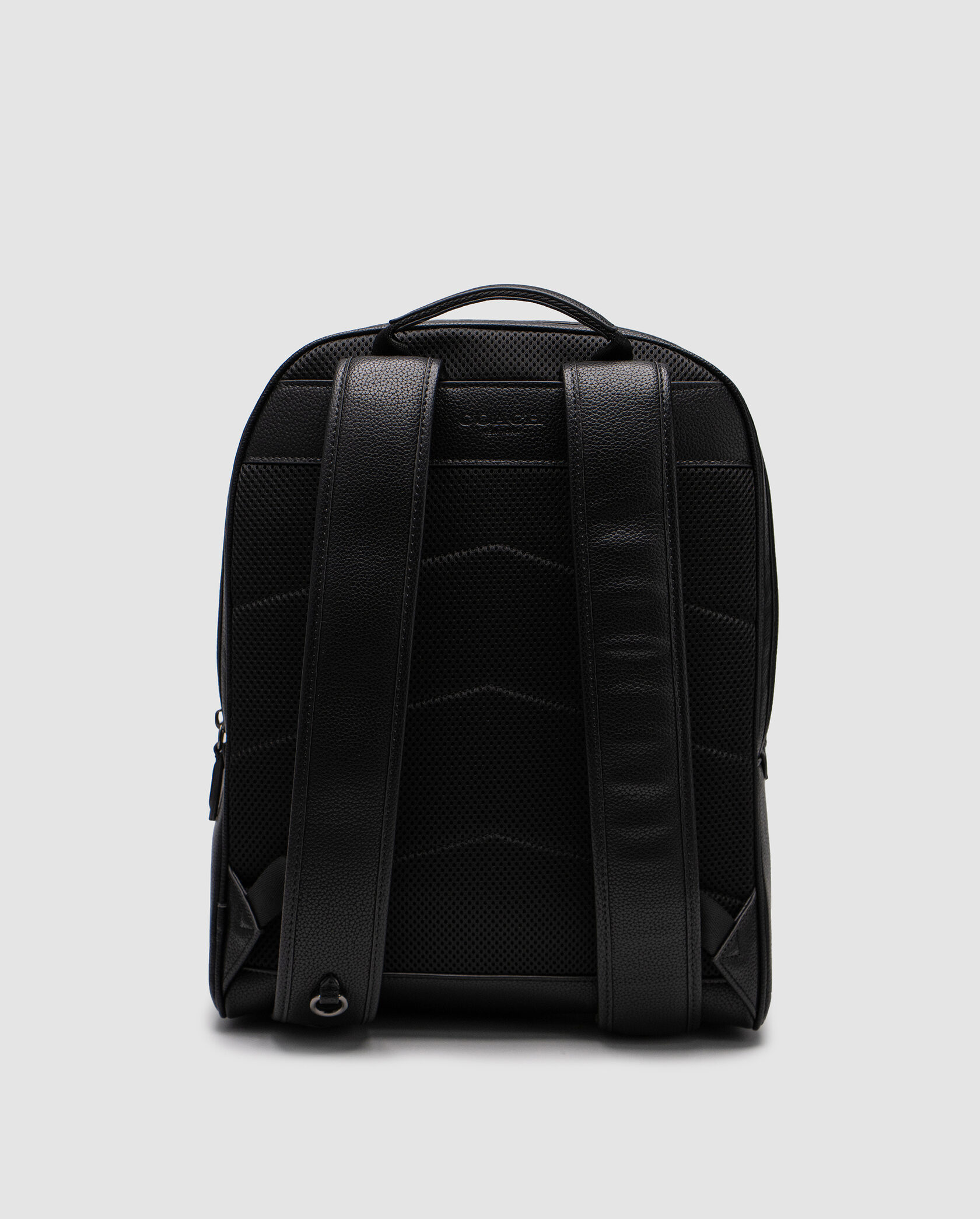 Charter Backpack in Pebble Leather Black - 5