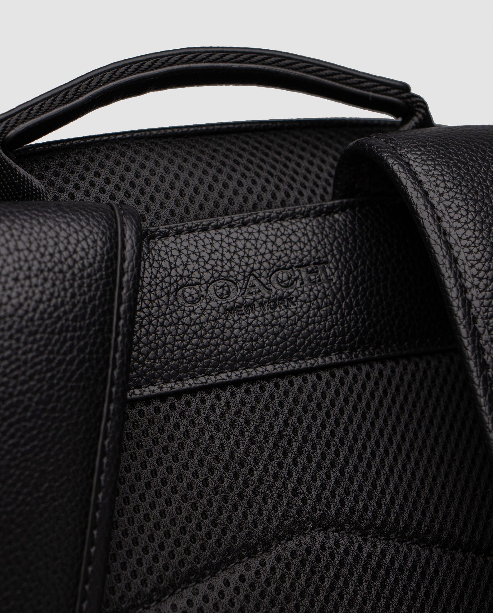 Charter Backpack in Pebble Leather Black - 7