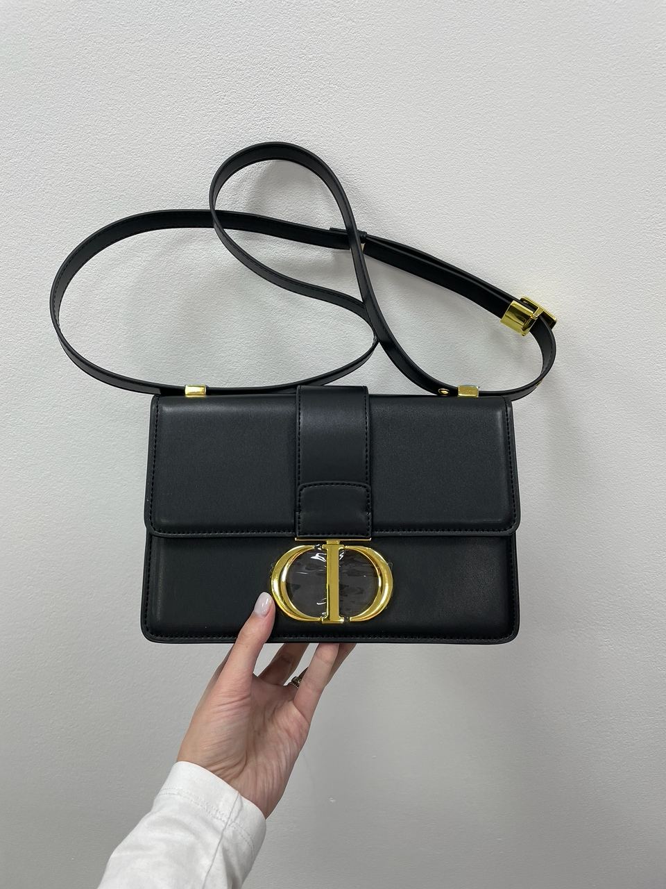 Christian Dior 30 Montaigne Bag Black Box Calfskin - 8
