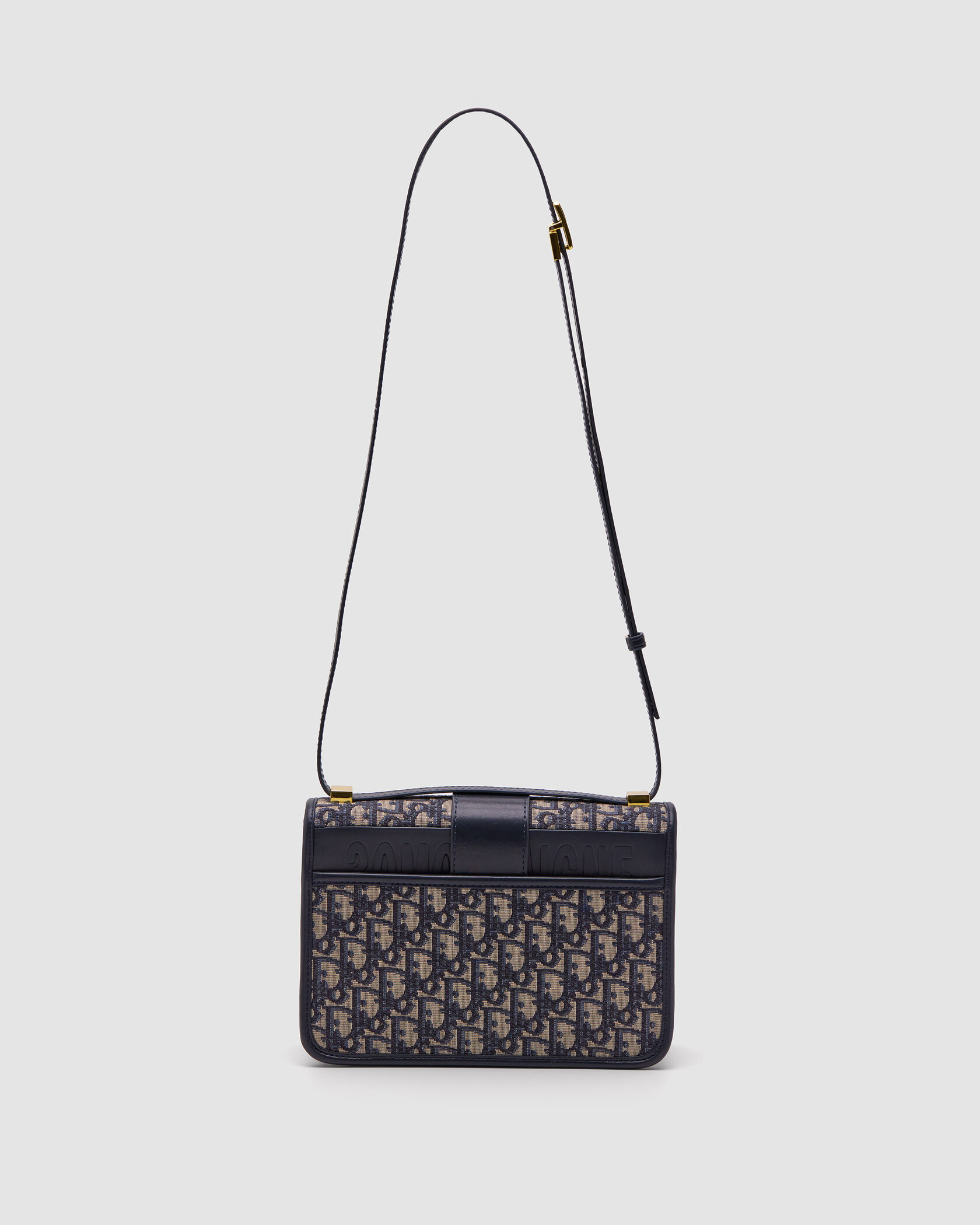 Christian Dior 30 Montaigne Chain Bag Blue Dior Oblique Jacquard - 11