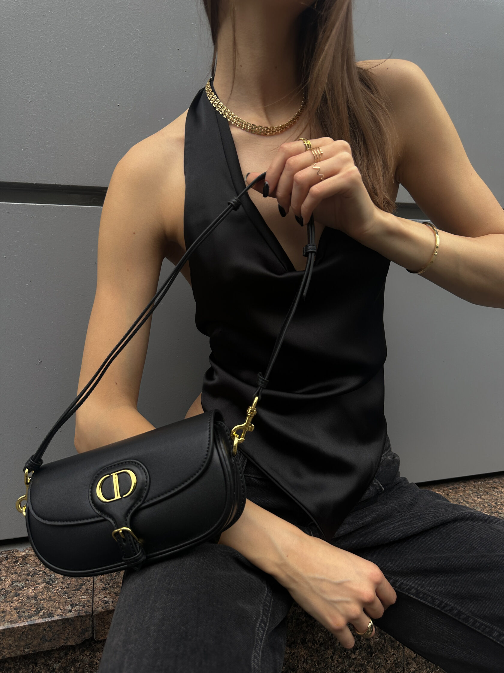 Christian Dior Bobby East-West Bag Black Box Calfskin - 2