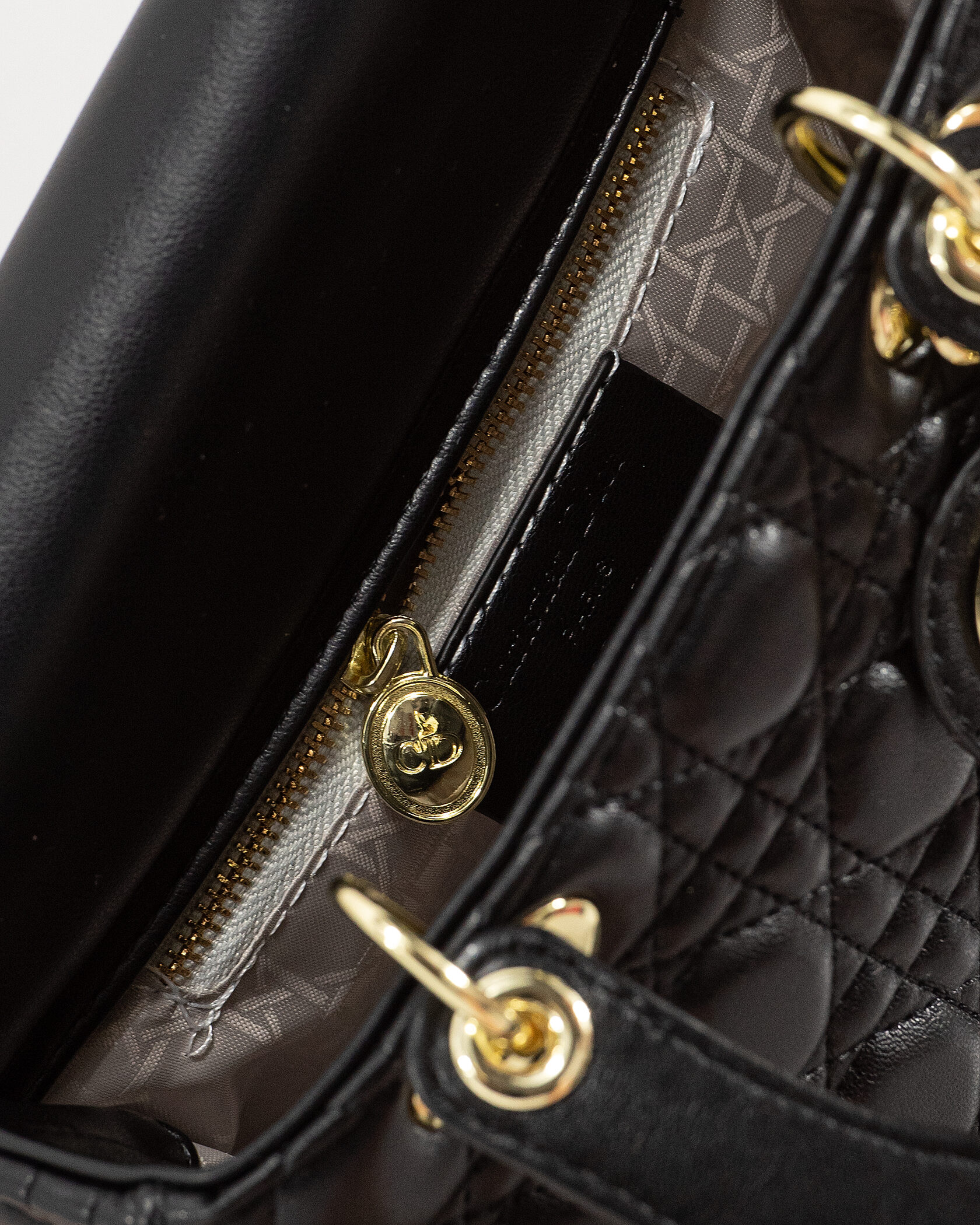 Christian Dior Lady Mini Black/Gold - 17