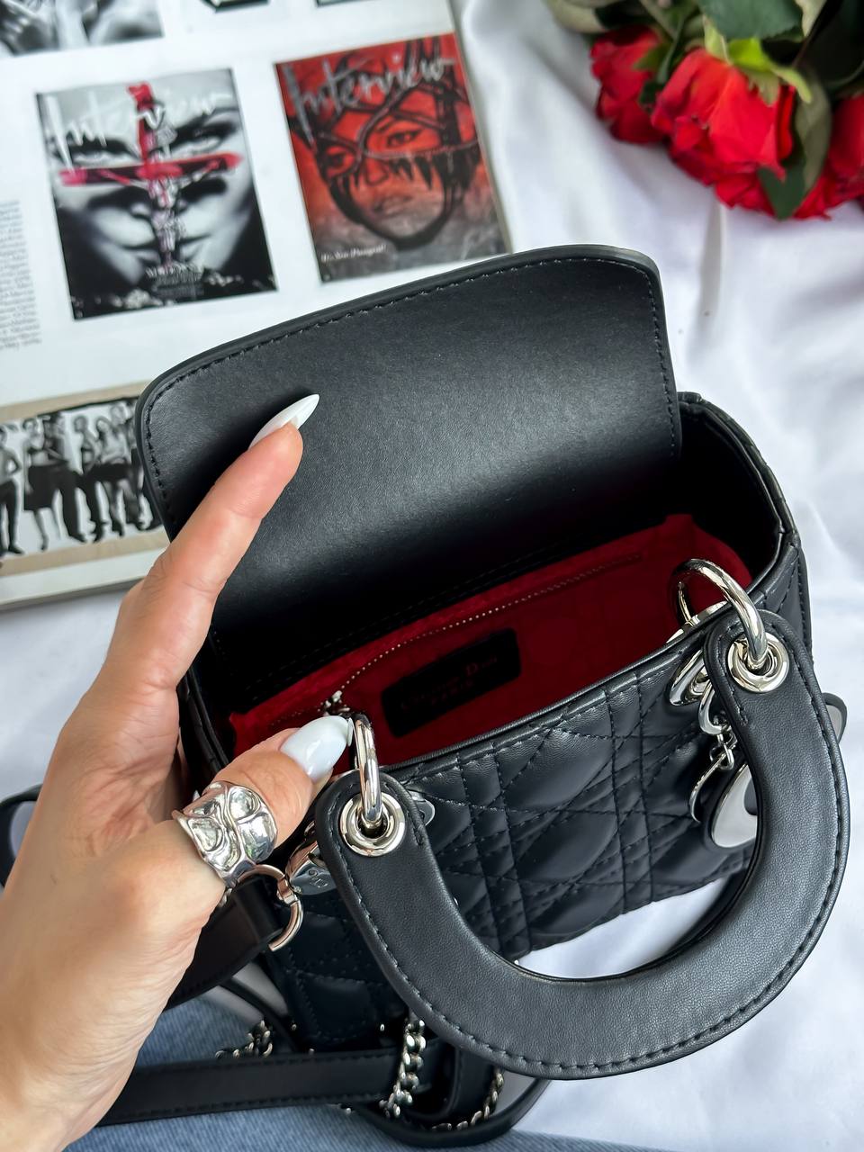 Christian Dior Lady Mini Black/Silver - 3