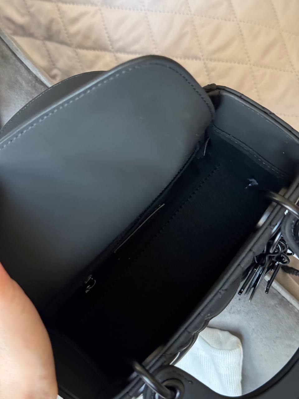 Christian Dior Lady Mini Matte Black - 3