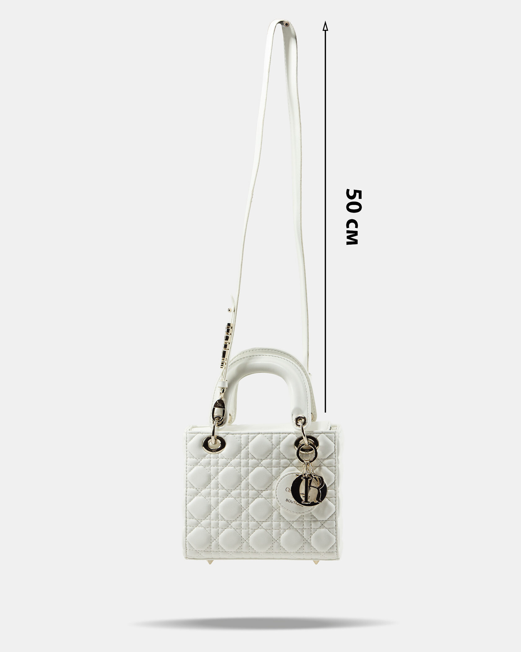 Christian Dior Lady Mini White/Silver - 5