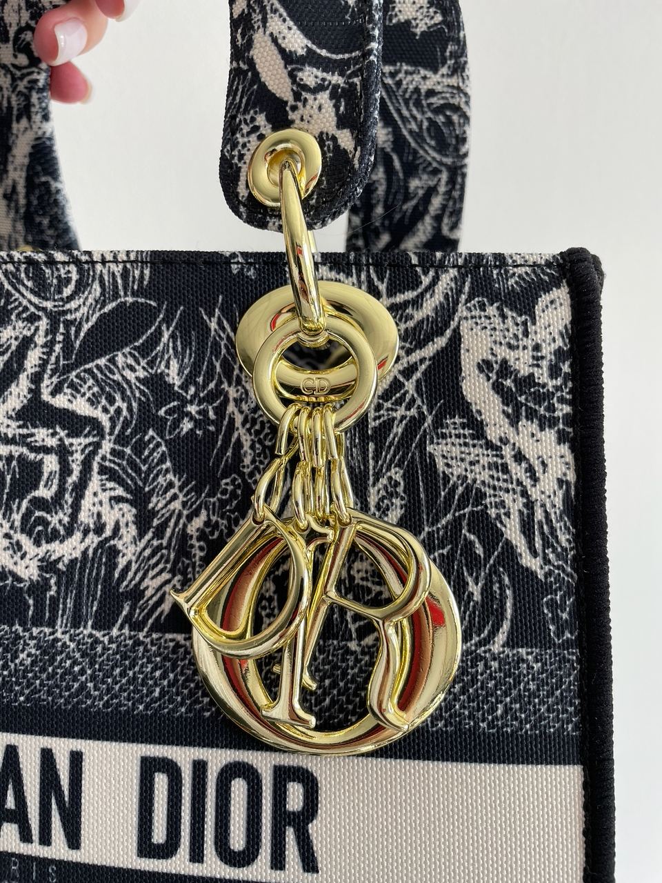 Christian Dior Medium Lady D-Lite Bag Blue - 17