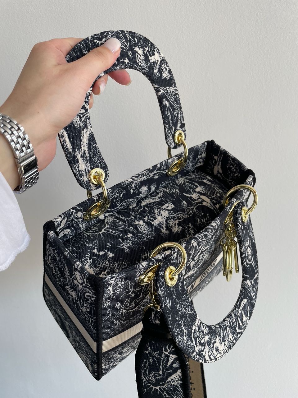 Christian Dior Medium Lady D-Lite Bag Blue - 19