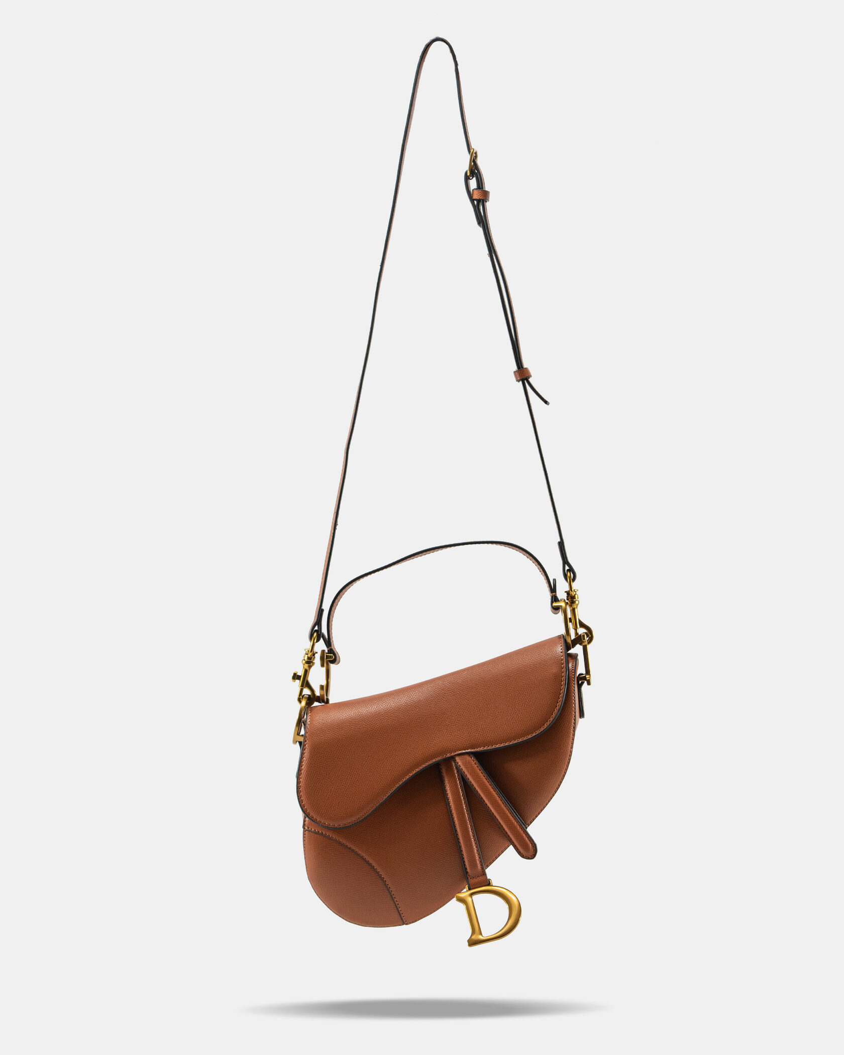 Christian Dior Saddle Bag With Strap Brown - 4