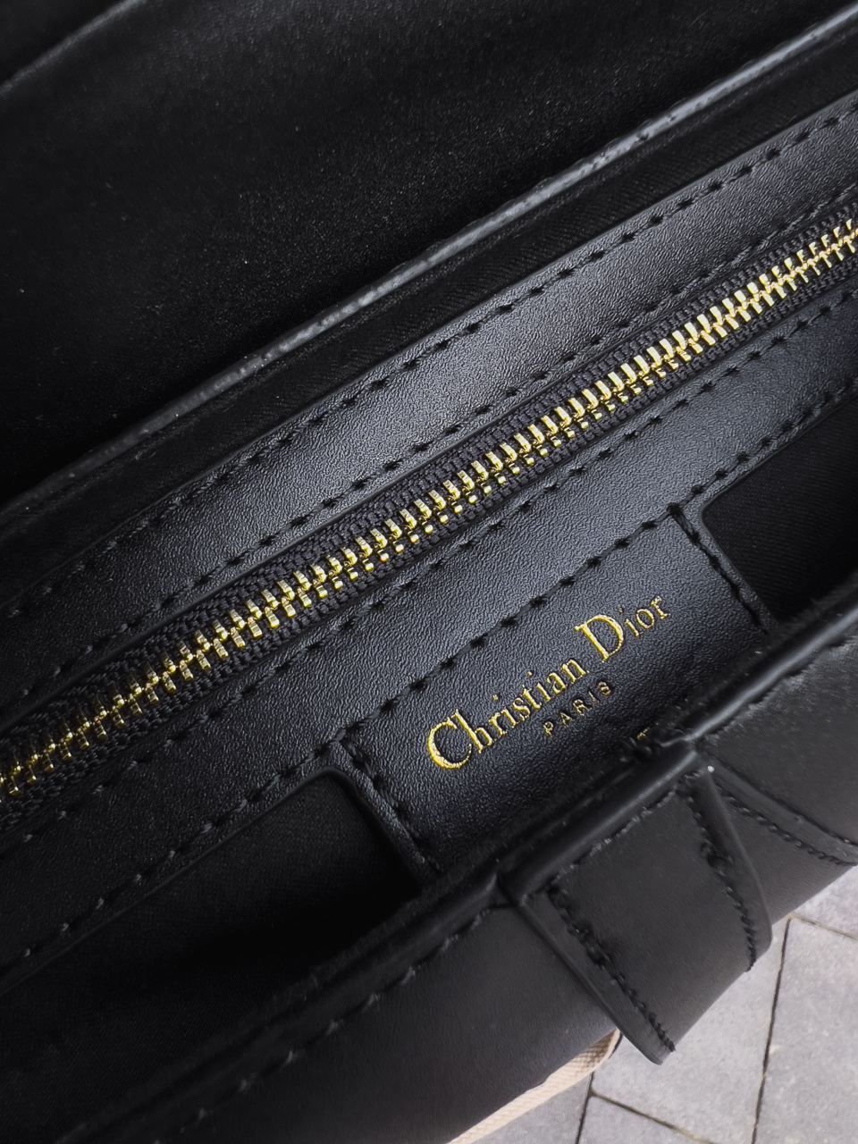 Christian Dior Saddle Calfskin Bag - 24