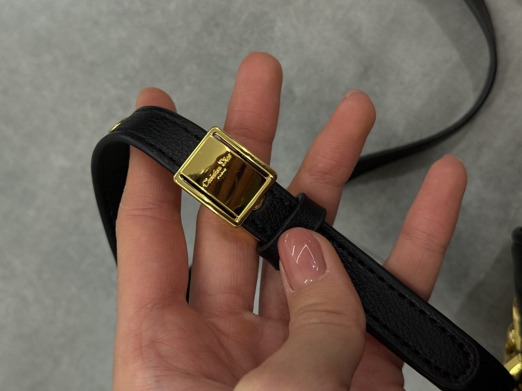 Christian Dior Small Dior Caro Bag Black Supple Cannage Calfskin - 4