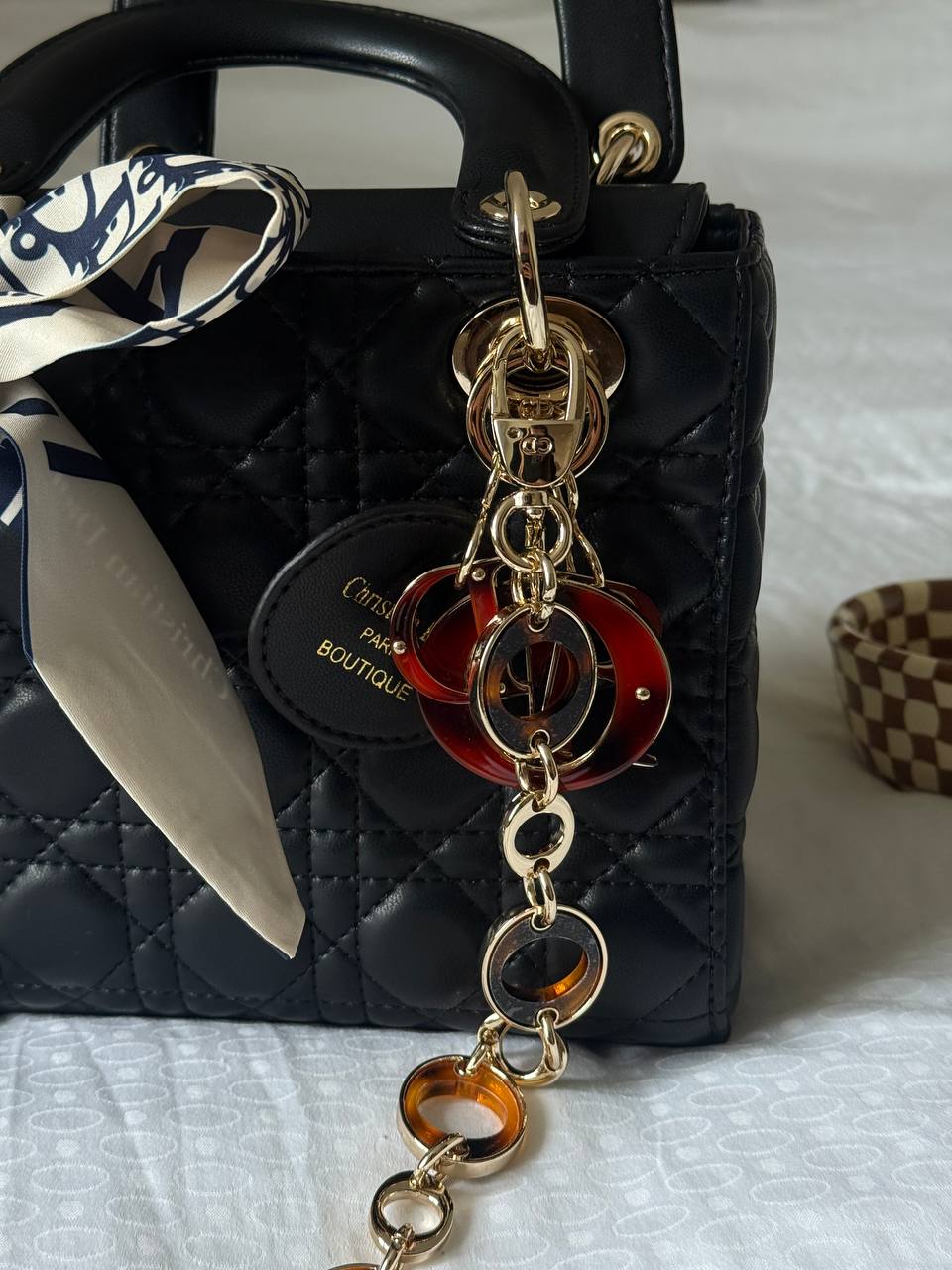 Christian Dior Small Lady Dior Black/Gold - 10