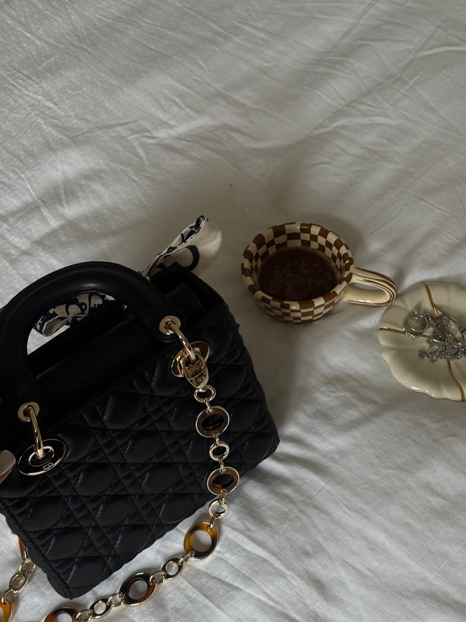 Christian Dior Small Lady Dior Black/Gold - 12