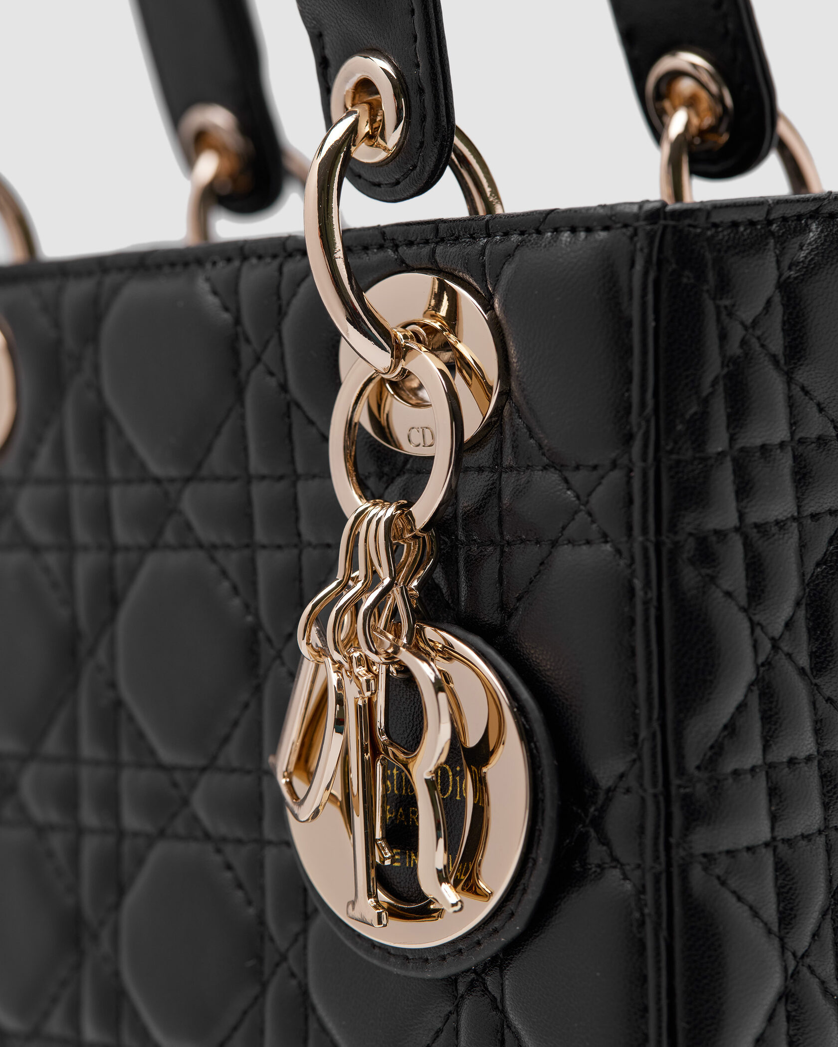 Christian Dior Small Lady Dior My ABCDIOR Bag Black - 3